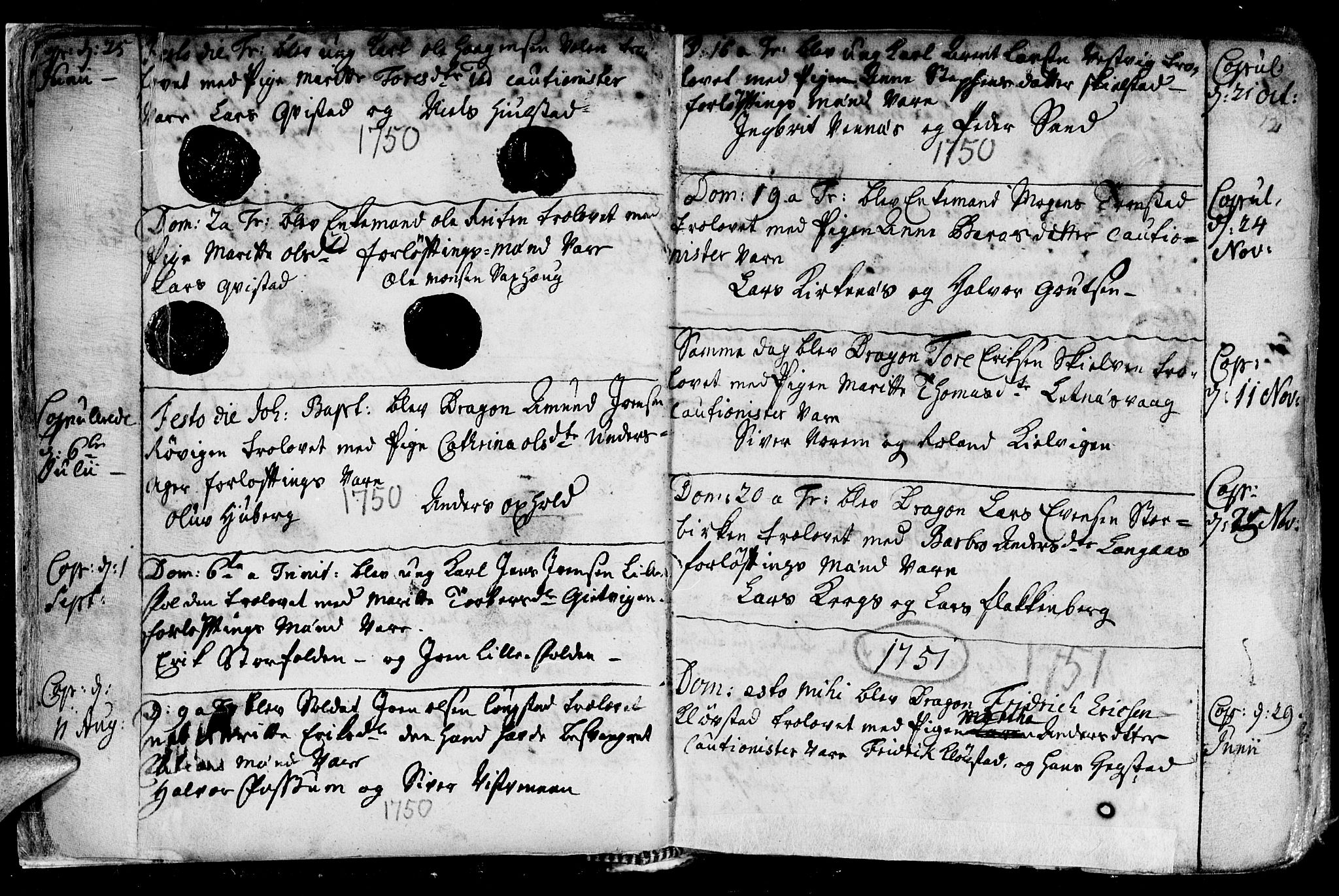 Ministerialprotokoller, klokkerbøker og fødselsregistre - Nord-Trøndelag, SAT/A-1458/730/L0272: Parish register (official) no. 730A01, 1733-1764, p. 12