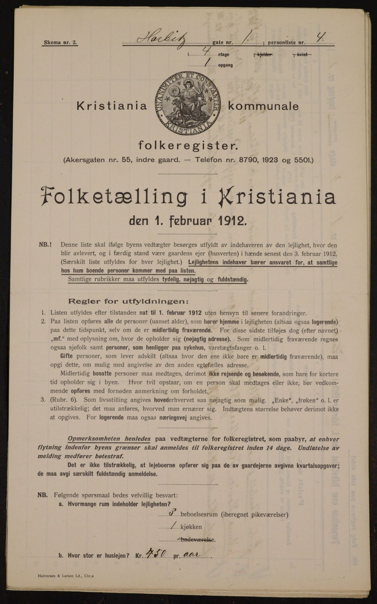 OBA, Municipal Census 1912 for Kristiania, 1912, p. 35027