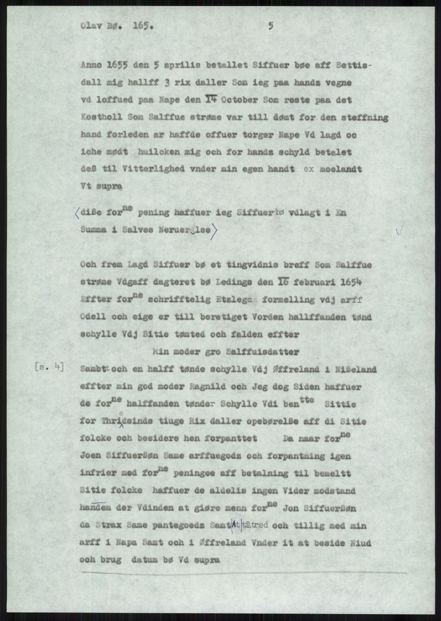 Samlinger til kildeutgivelse, Diplomavskriftsamlingen, AV/RA-EA-4053/H/Ha, p. 725