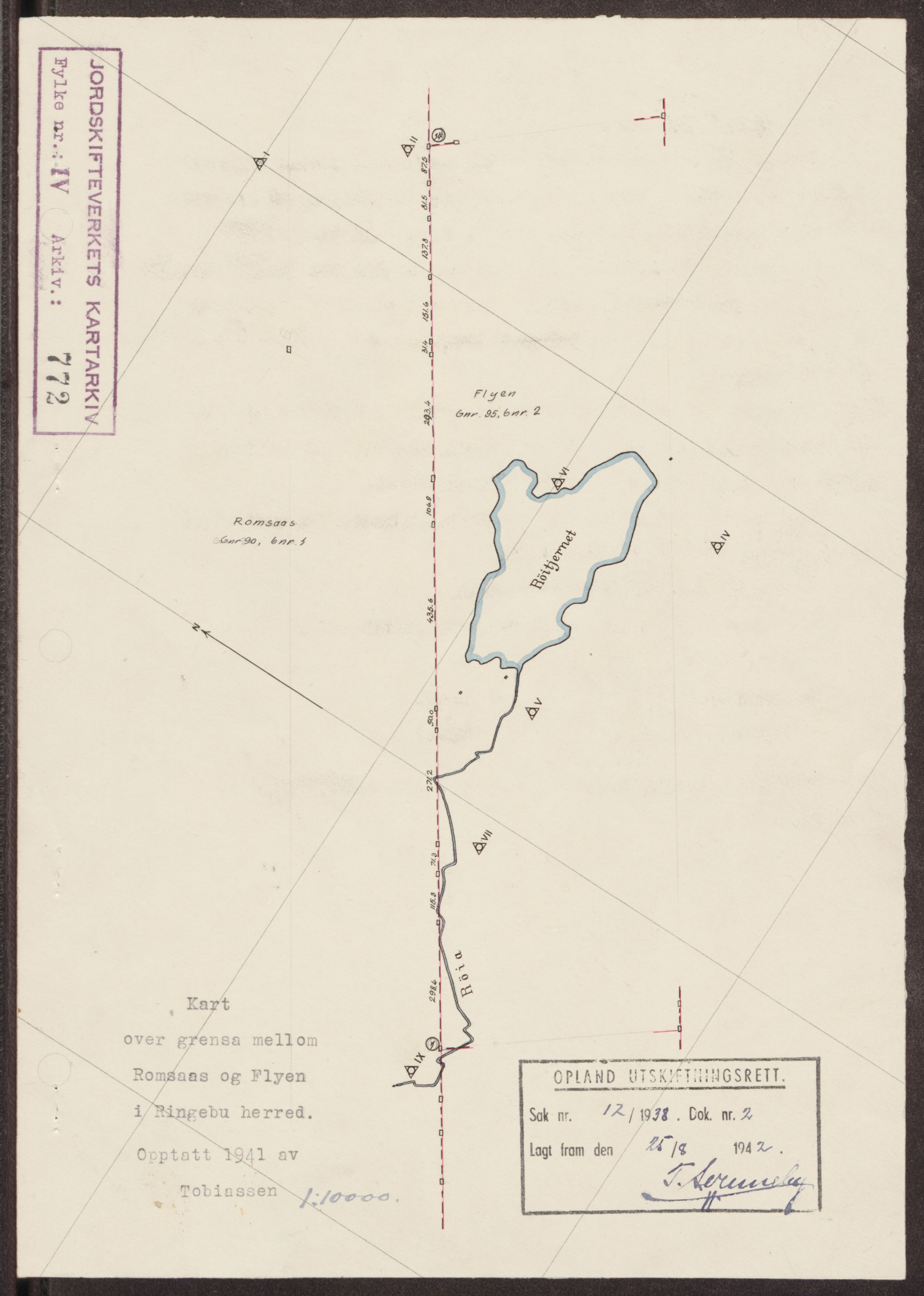 Jordskifteverkets kartarkiv, AV/RA-S-3929/T, 1859-1988, p. 986