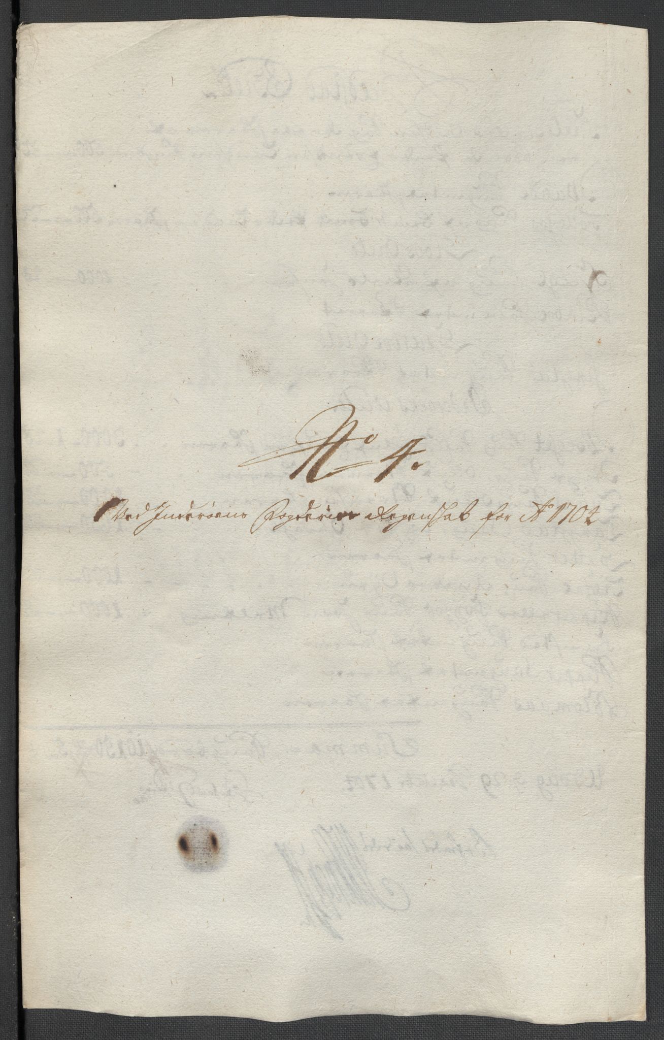 Rentekammeret inntil 1814, Reviderte regnskaper, Fogderegnskap, AV/RA-EA-4092/R63/L4313: Fogderegnskap Inderøy, 1703-1704, p. 475