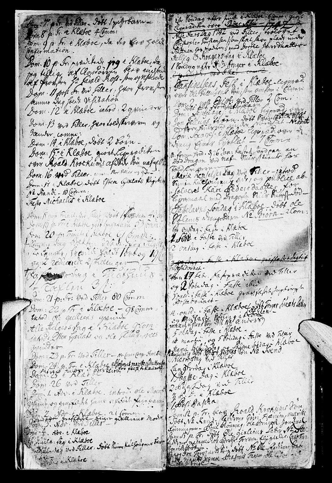 Ministerialprotokoller, klokkerbøker og fødselsregistre - Sør-Trøndelag, SAT/A-1456/618/L0436: Parish register (official) no. 618A01, 1741-1749, p. 3