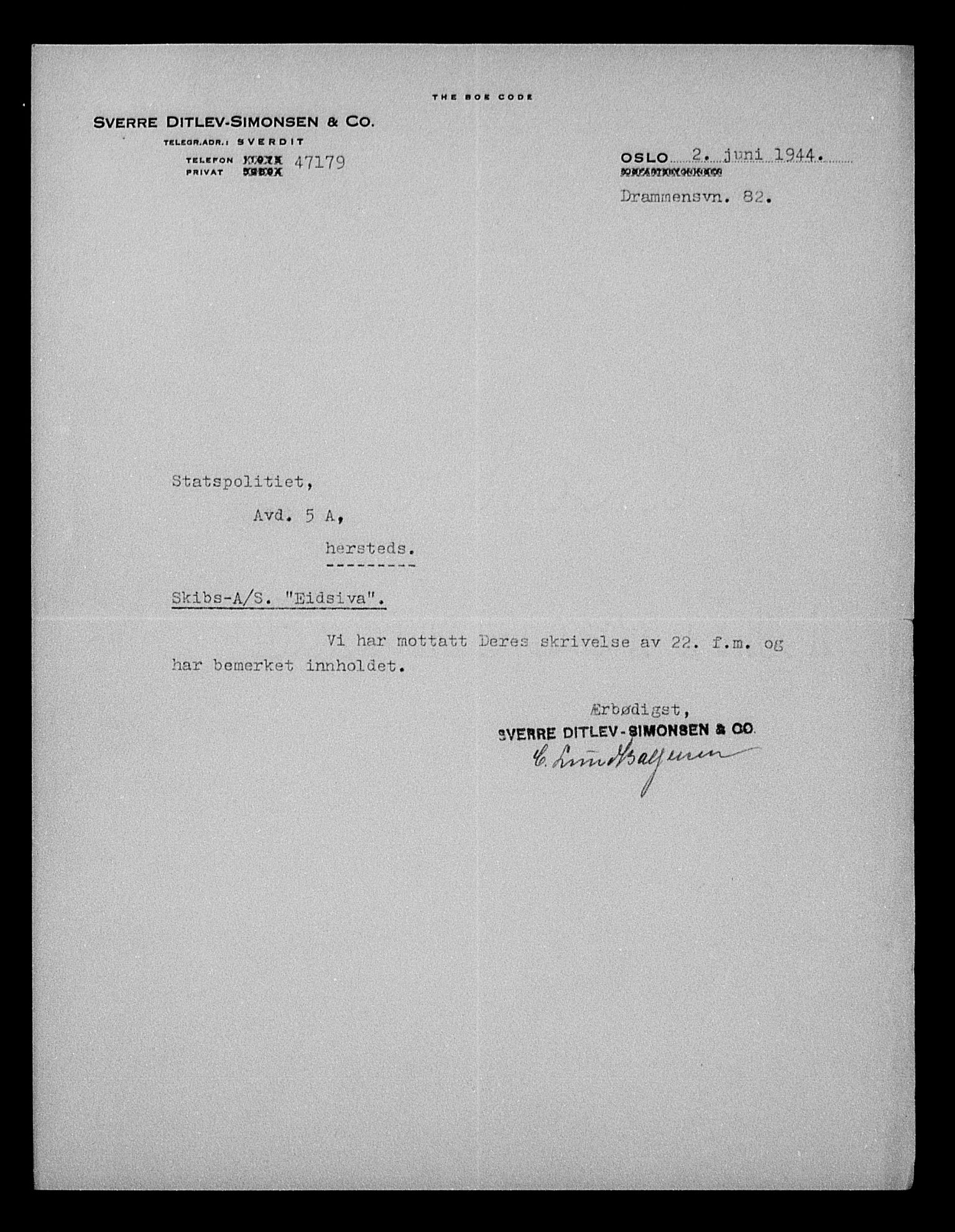 Justisdepartementet, Tilbakeføringskontoret for inndratte formuer, AV/RA-S-1564/H/Hc/Hcd/L1009: --, 1945-1947, p. 222