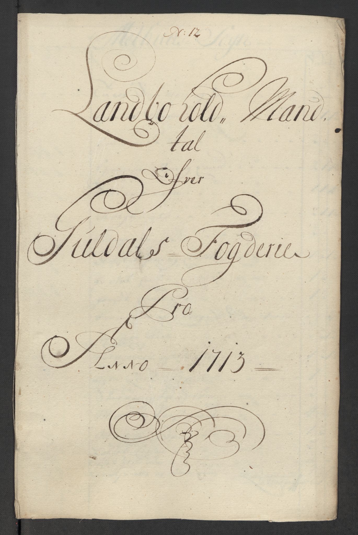 Rentekammeret inntil 1814, Reviderte regnskaper, Fogderegnskap, AV/RA-EA-4092/R60/L3964: Fogderegnskap Orkdal og Gauldal, 1713, p. 381