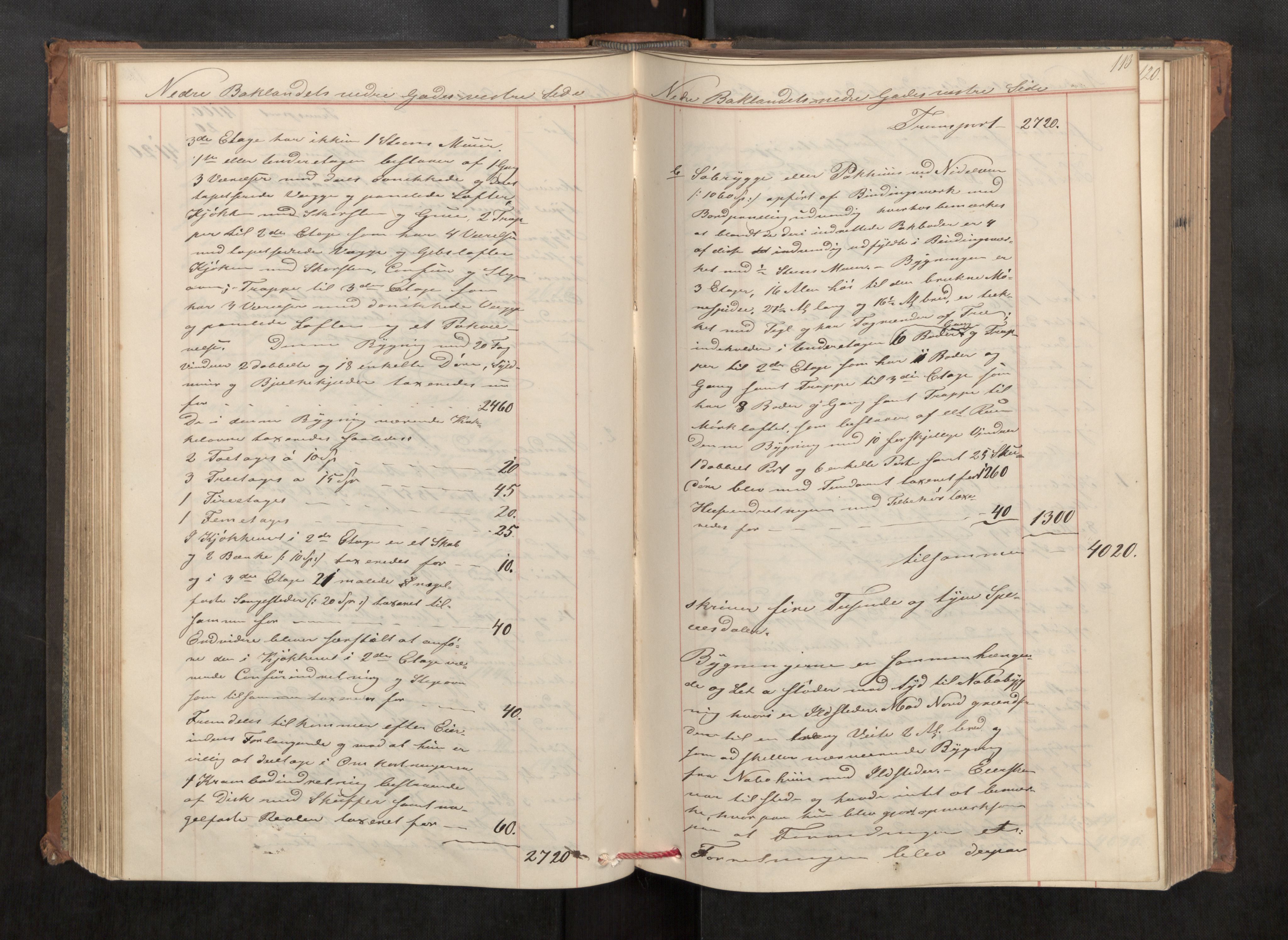 Norges Brannkasse Trondheim magistrat, AV/SAT-A-5590/Fa/L0035: Branntakstprotokoll E, 1856, p. 112b-113a