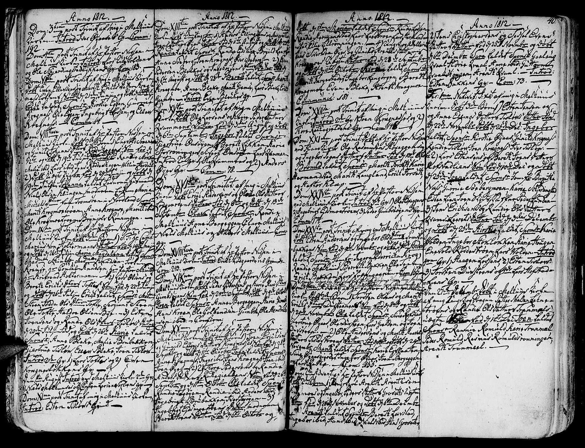 Ministerialprotokoller, klokkerbøker og fødselsregistre - Sør-Trøndelag, SAT/A-1456/691/L1061: Parish register (official) no. 691A02 /1, 1768-1815, p. 40