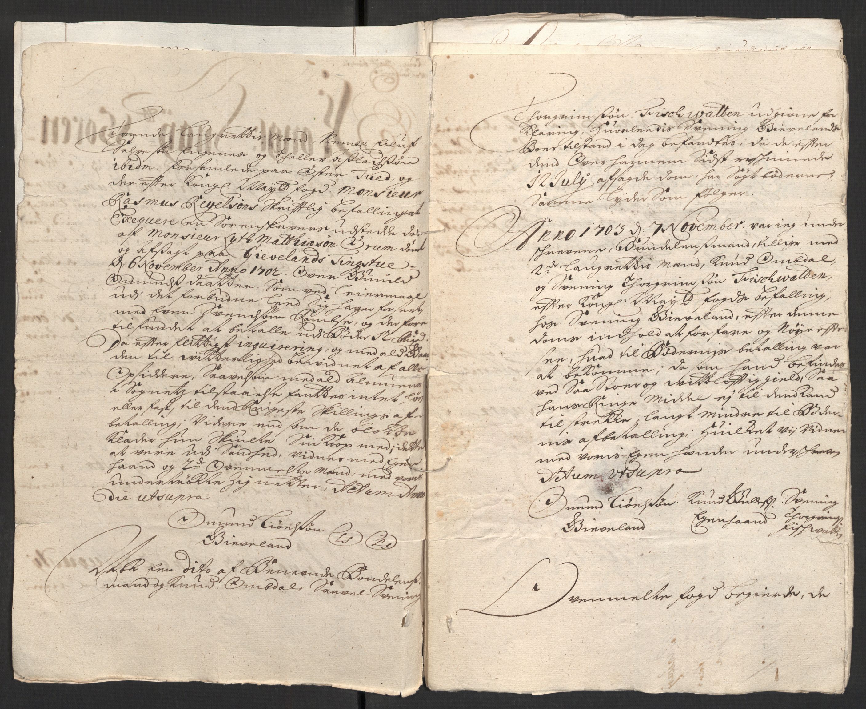 Rentekammeret inntil 1814, Reviderte regnskaper, Fogderegnskap, RA/EA-4092/R40/L2447: Fogderegnskap Råbyggelag, 1703-1705, p. 38