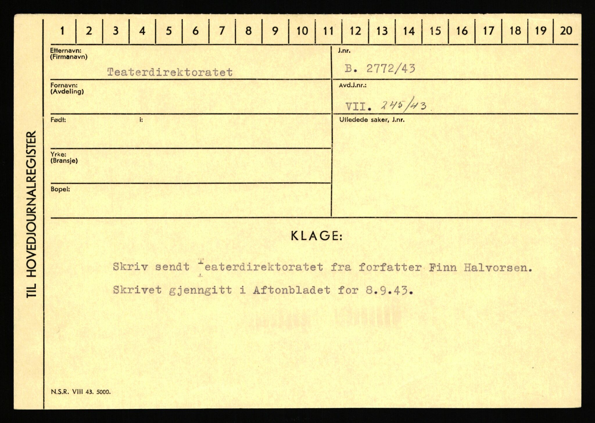 Statspolitiet - Hovedkontoret / Osloavdelingen, AV/RA-S-1329/C/Ca/L0015: Svea - Tøsse, 1943-1945, p. 2078