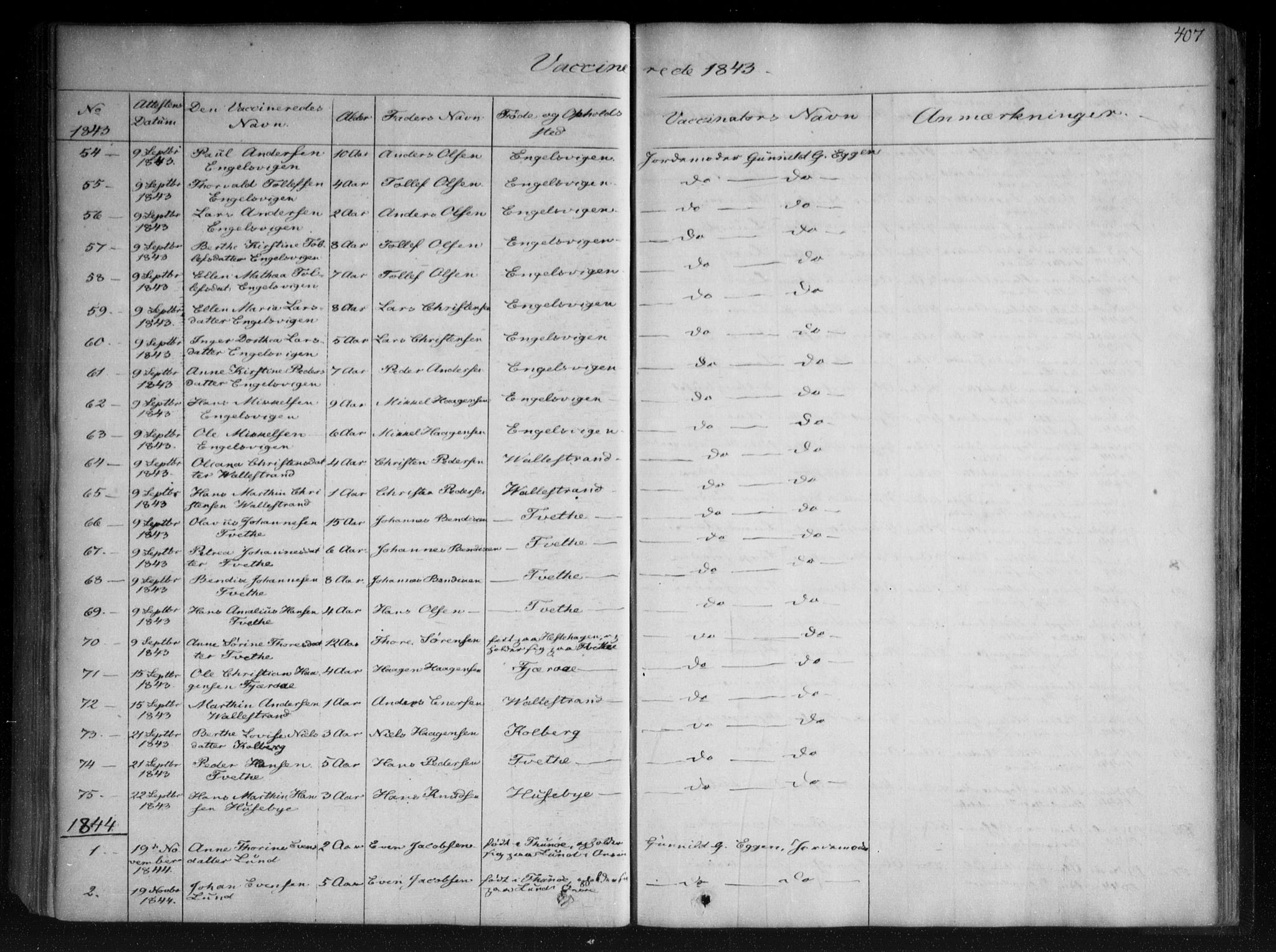 Onsøy prestekontor Kirkebøker, SAO/A-10914/F/Fa/L0003: Parish register (official) no. I 3, 1841-1860, p. 407