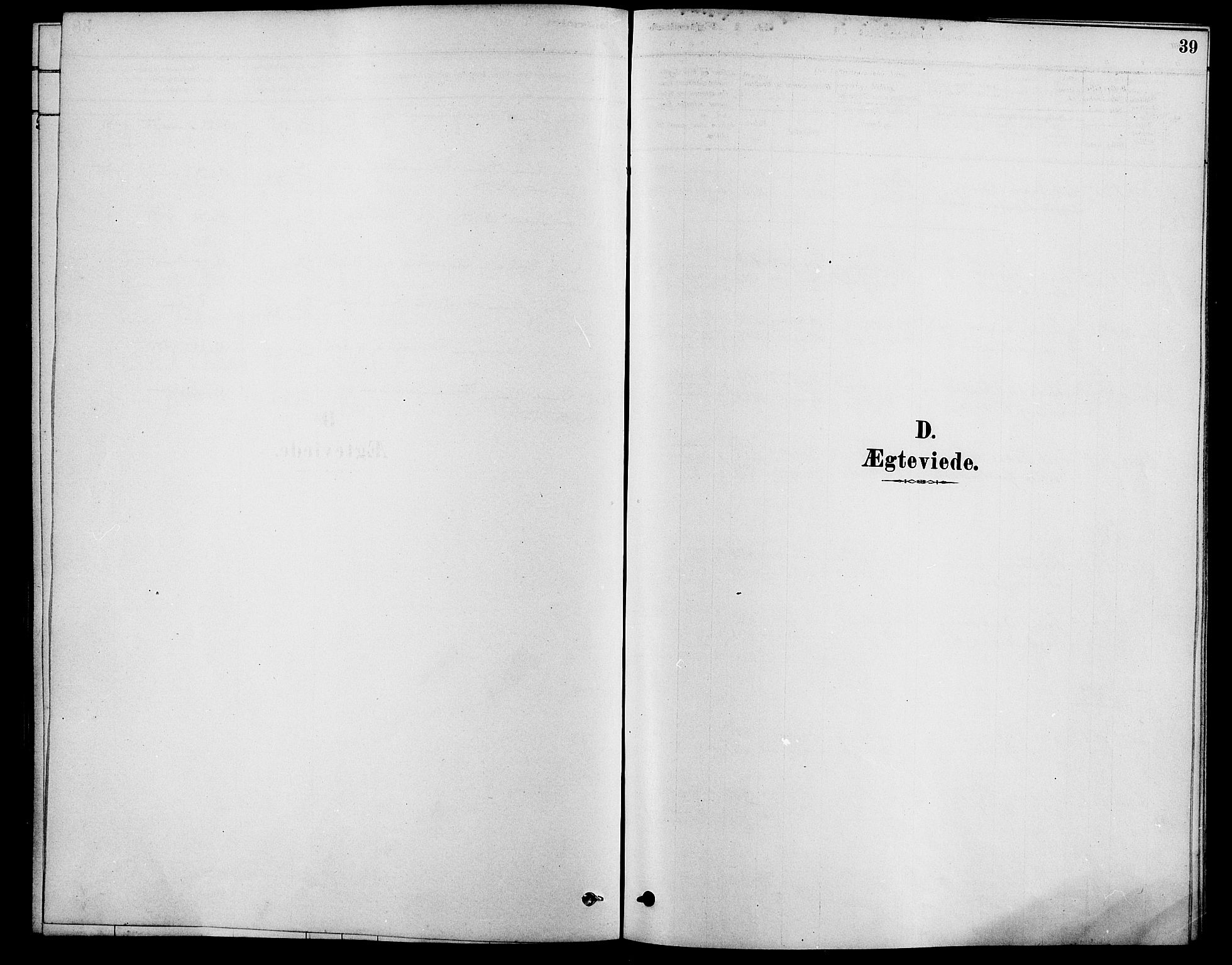 Rendalen prestekontor, SAH/PREST-054/H/Ha/Haa/L0007: Parish register (official) no. 7, 1878-1898, p. 39
