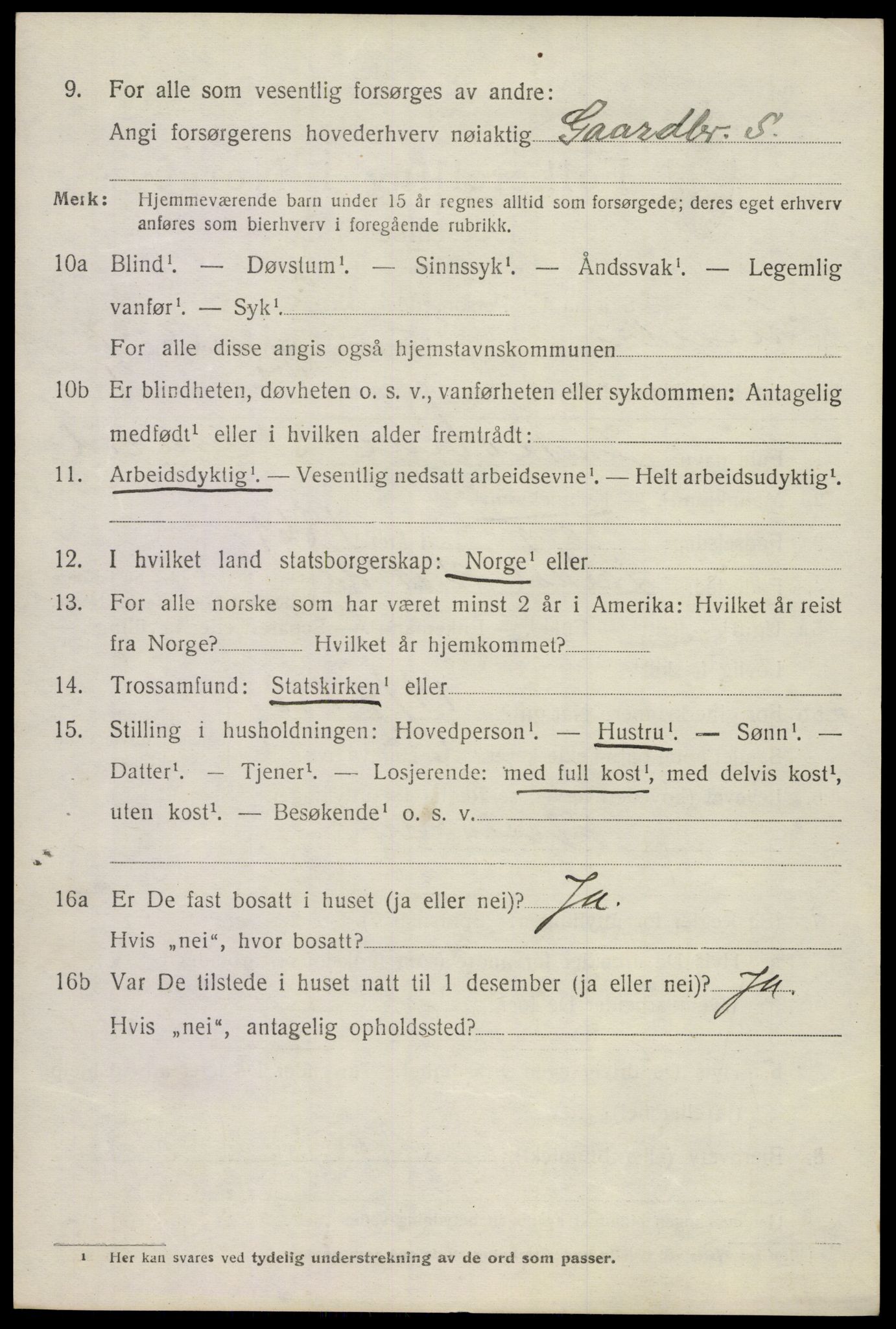 SAKO, 1920 census for Andebu, 1920, p. 3201