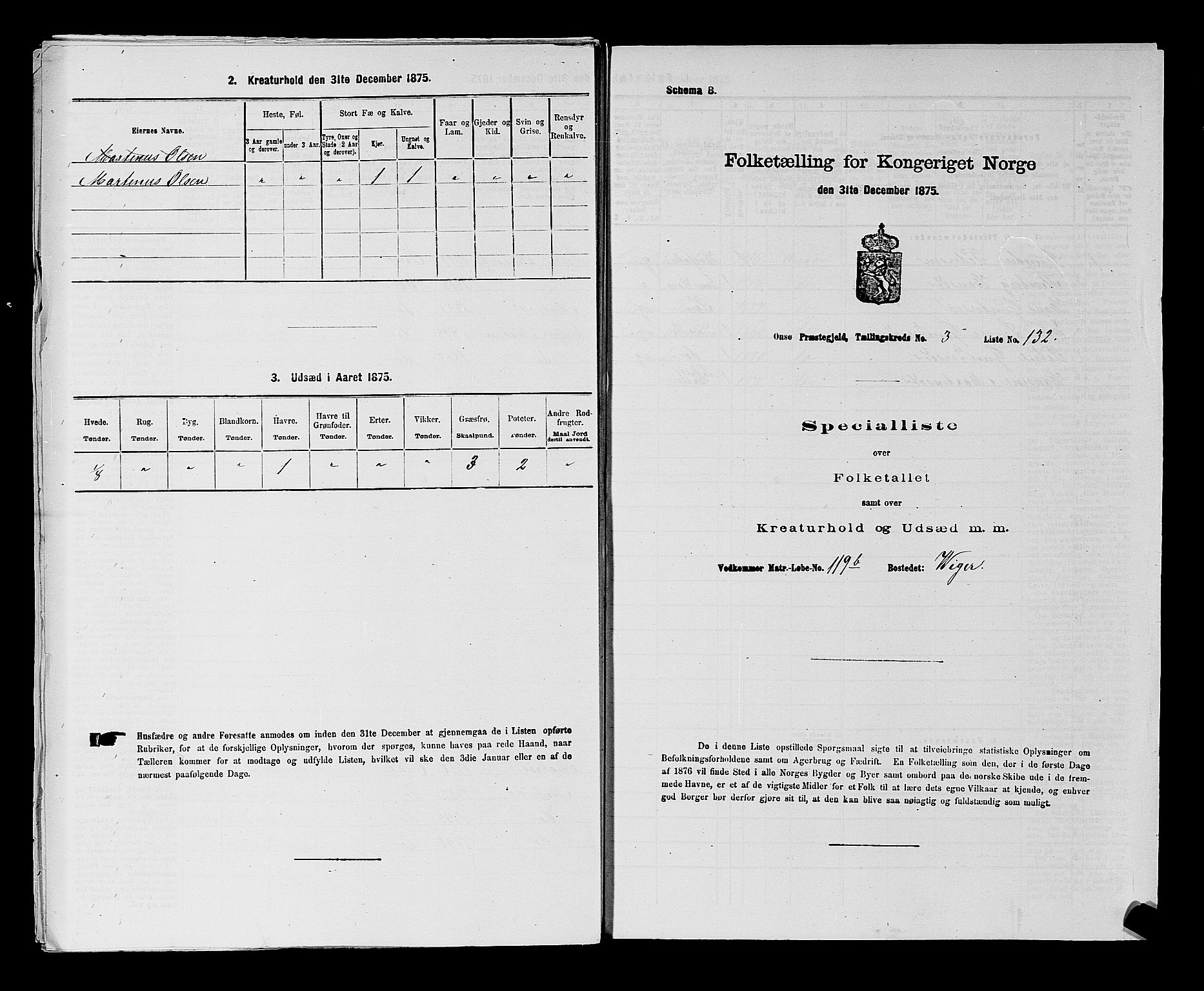 RA, 1875 census for 0134P Onsøy, 1875, p. 727