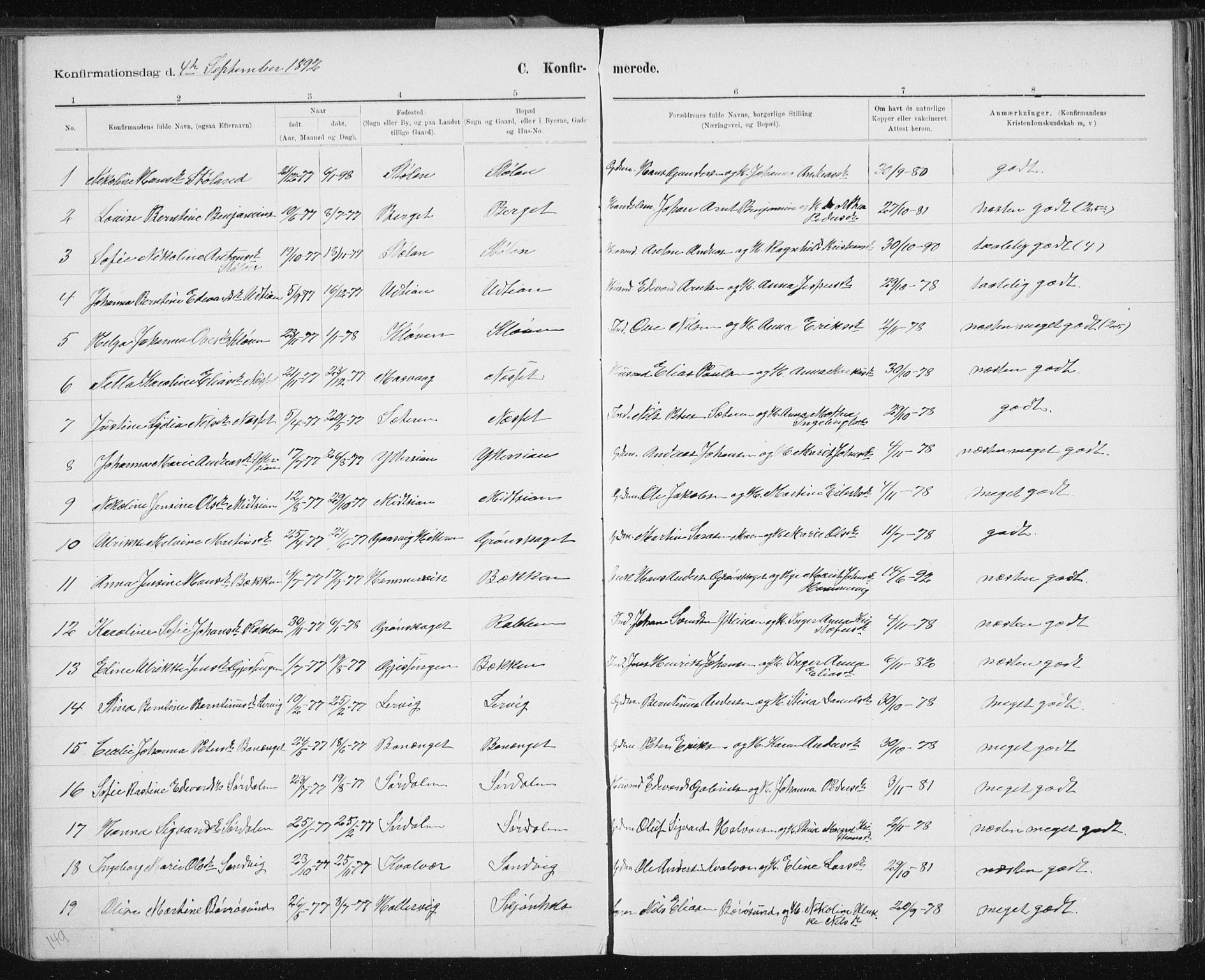 Ministerialprotokoller, klokkerbøker og fødselsregistre - Sør-Trøndelag, AV/SAT-A-1456/640/L0586: Parish register (copy) no. 640C03b, 1891-1908