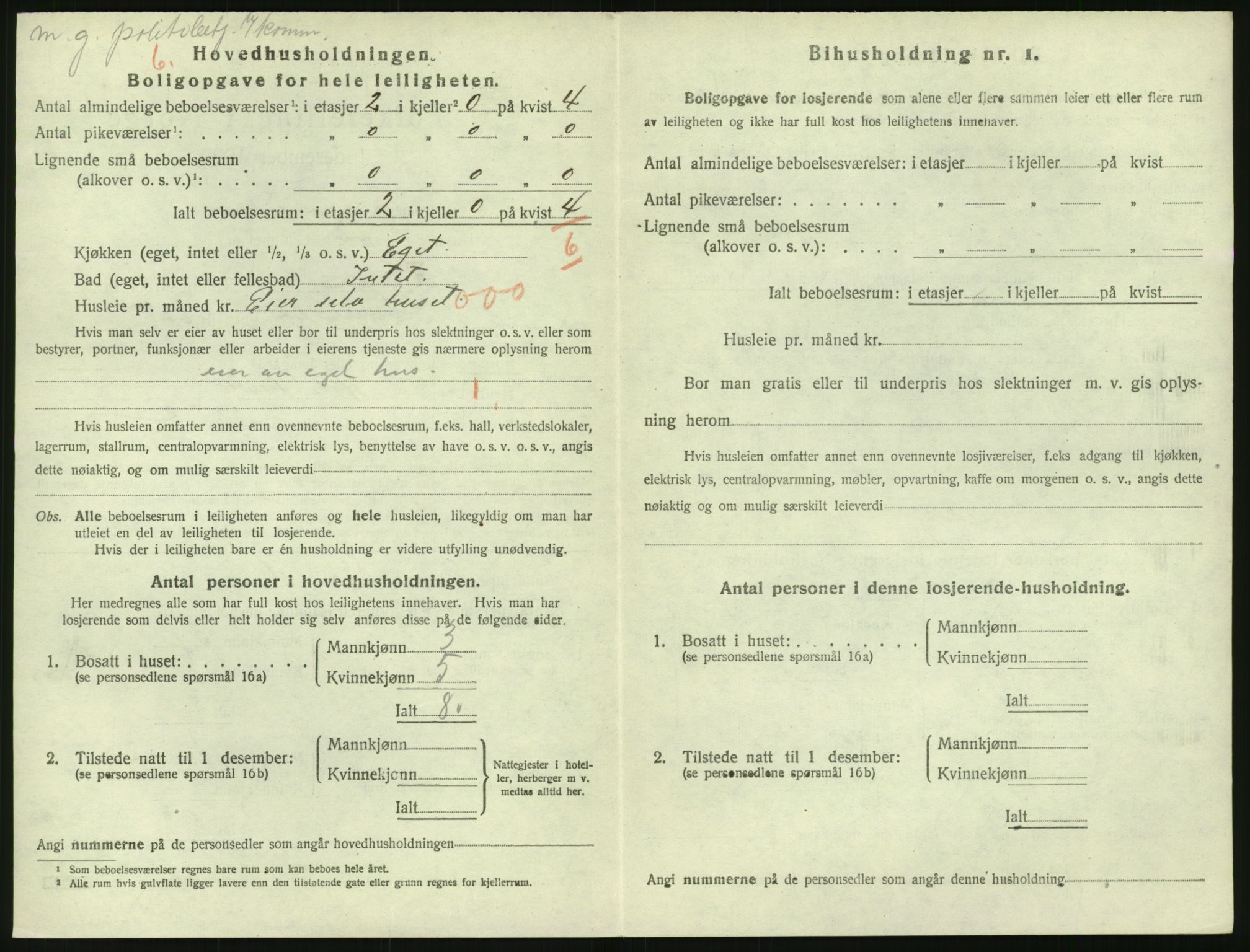 SAK, 1920 census for Risør, 1920, p. 1648