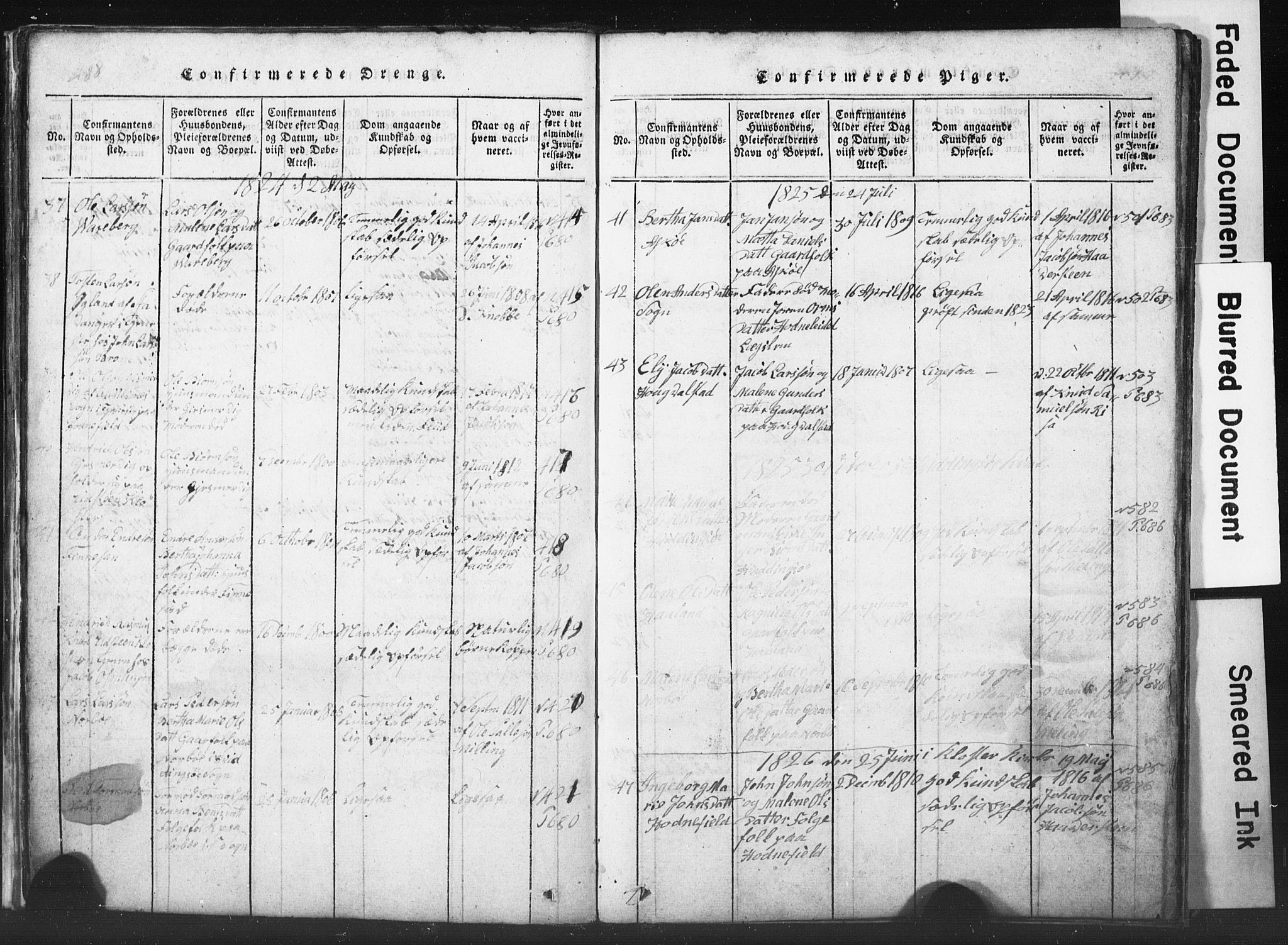 Rennesøy sokneprestkontor, SAST/A -101827/H/Ha/Hab/L0001: Parish register (copy) no. B 1, 1816-1841, p. 488-489