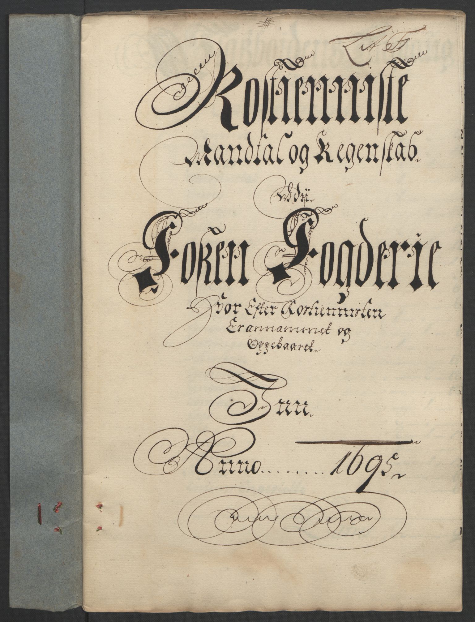 Rentekammeret inntil 1814, Reviderte regnskaper, Fogderegnskap, RA/EA-4092/R57/L3851: Fogderegnskap Fosen, 1695-1696, p. 102