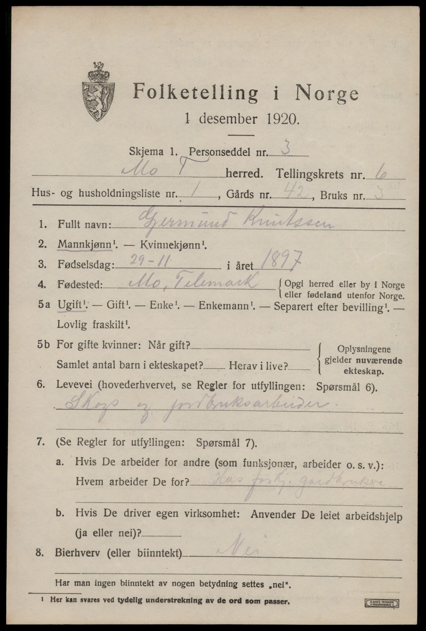 SAKO, 1920 census for Mo, 1920, p. 2180