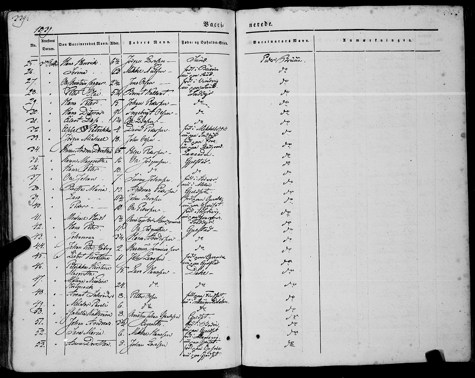 Ministerialprotokoller, klokkerbøker og fødselsregistre - Nordland, AV/SAT-A-1459/805/L0097: Parish register (official) no. 805A04, 1837-1861, p. 339