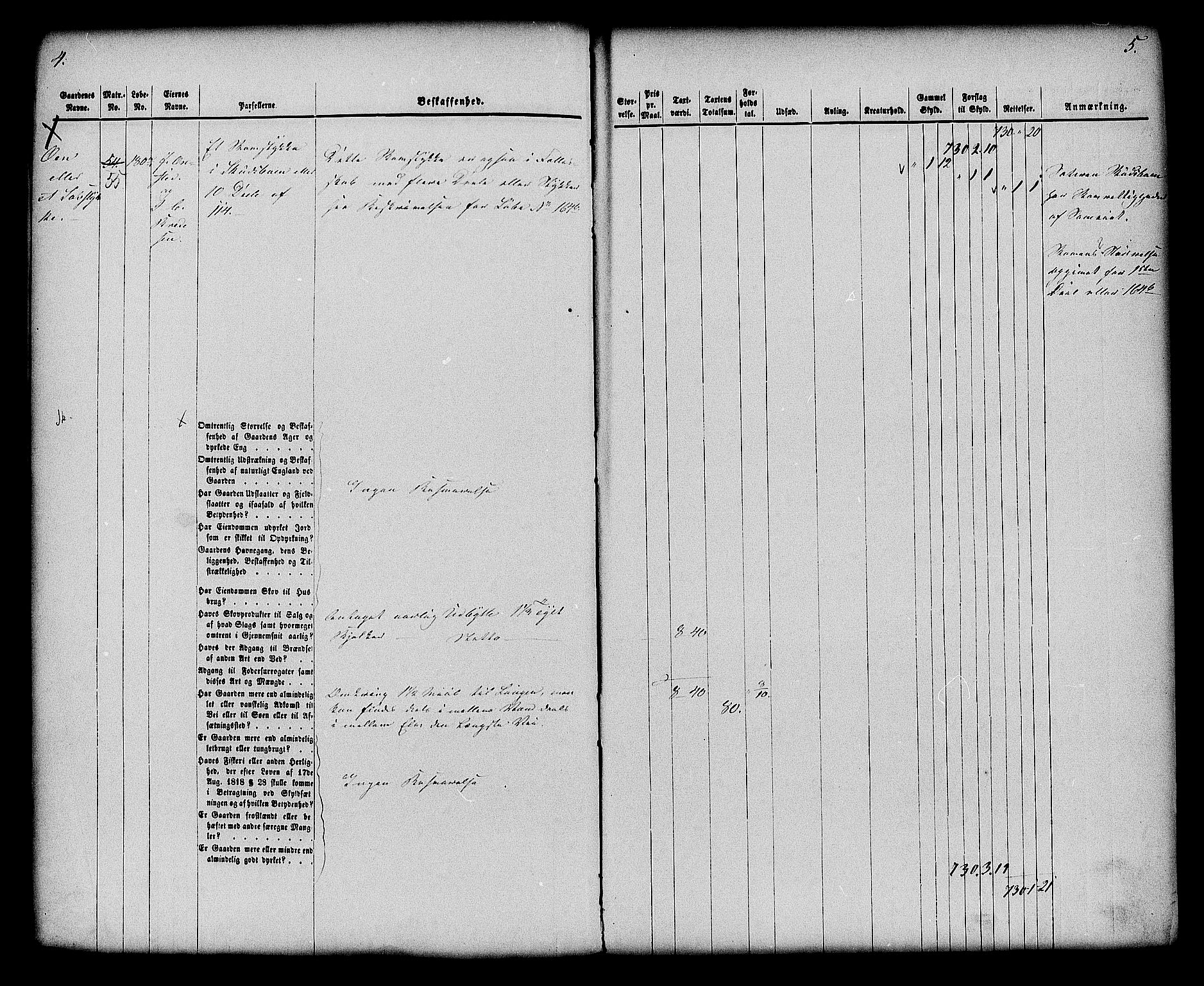 Matrikkelrevisjonen av 1863, AV/RA-S-1530/F/Fe/L0103/0003: Sandsvær / III. Mnr.55-72, 1863