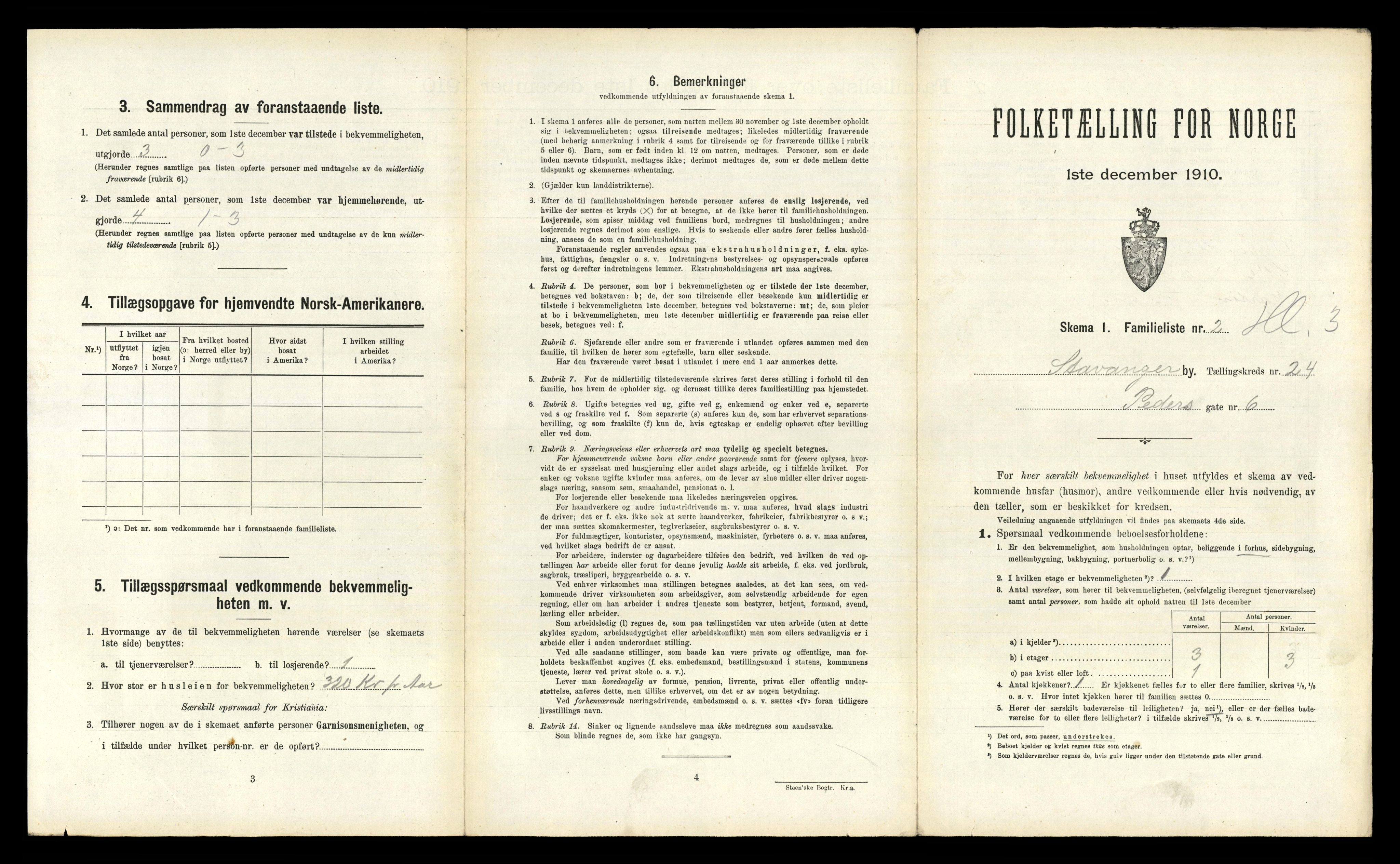 RA, 1910 census for Stavanger, 1910, p. 15491