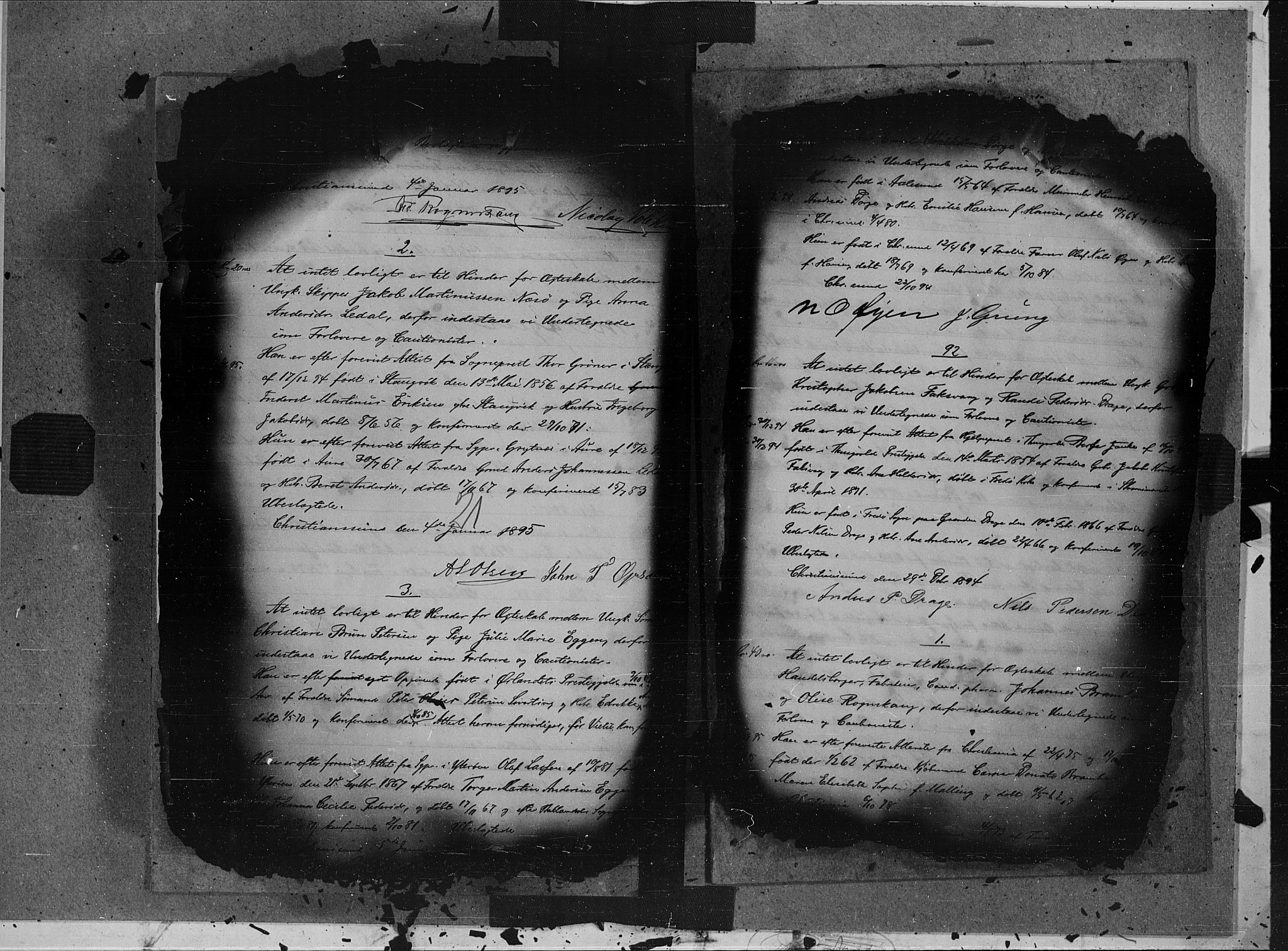 Kristiansund sokneprestkontor, AV/SAT-A-1068/1/I/I1: Best man's statements no. 21, 1893-1900, p. 21