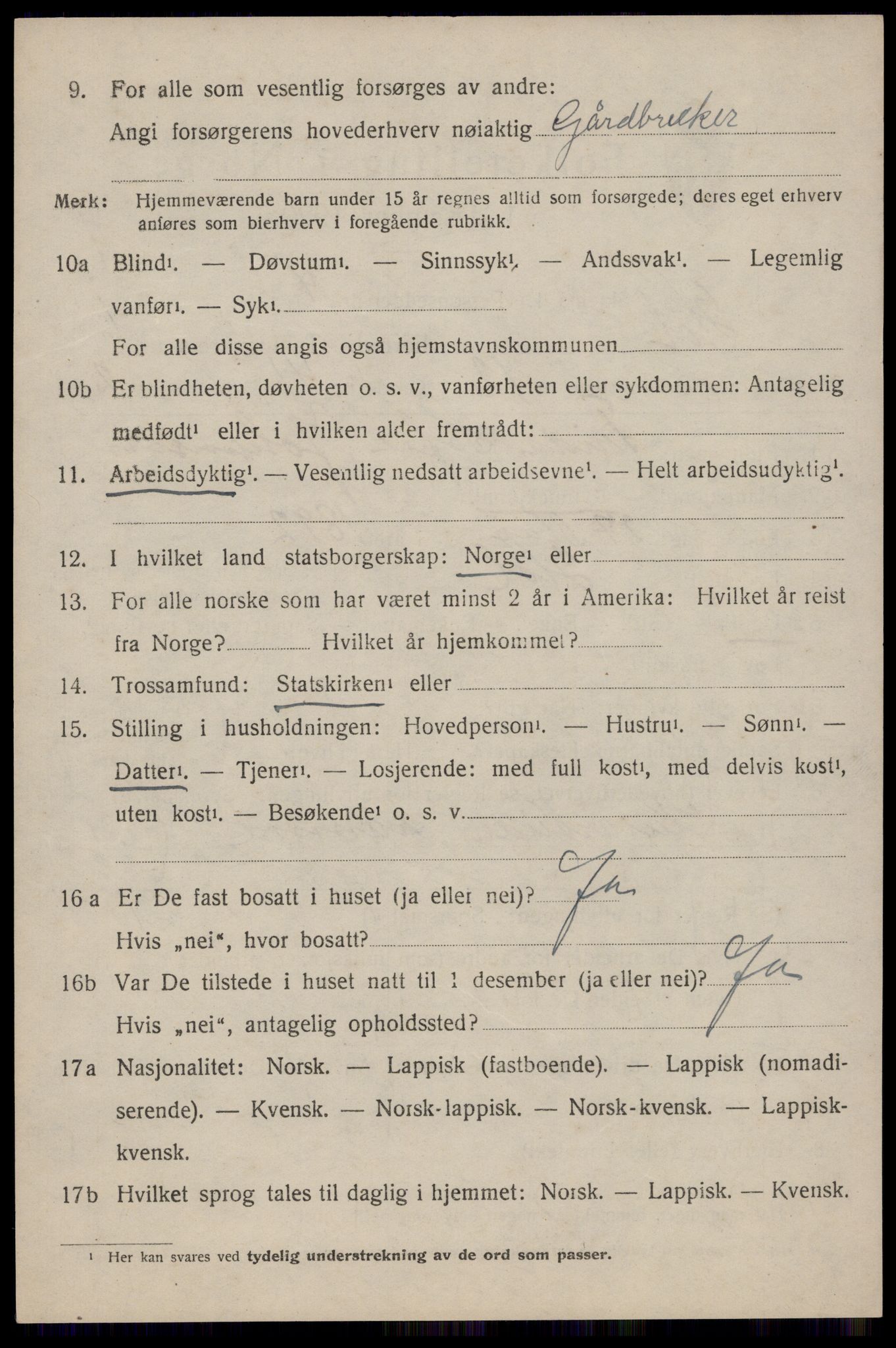 SAT, 1920 census for Hol, 1920, p. 4726