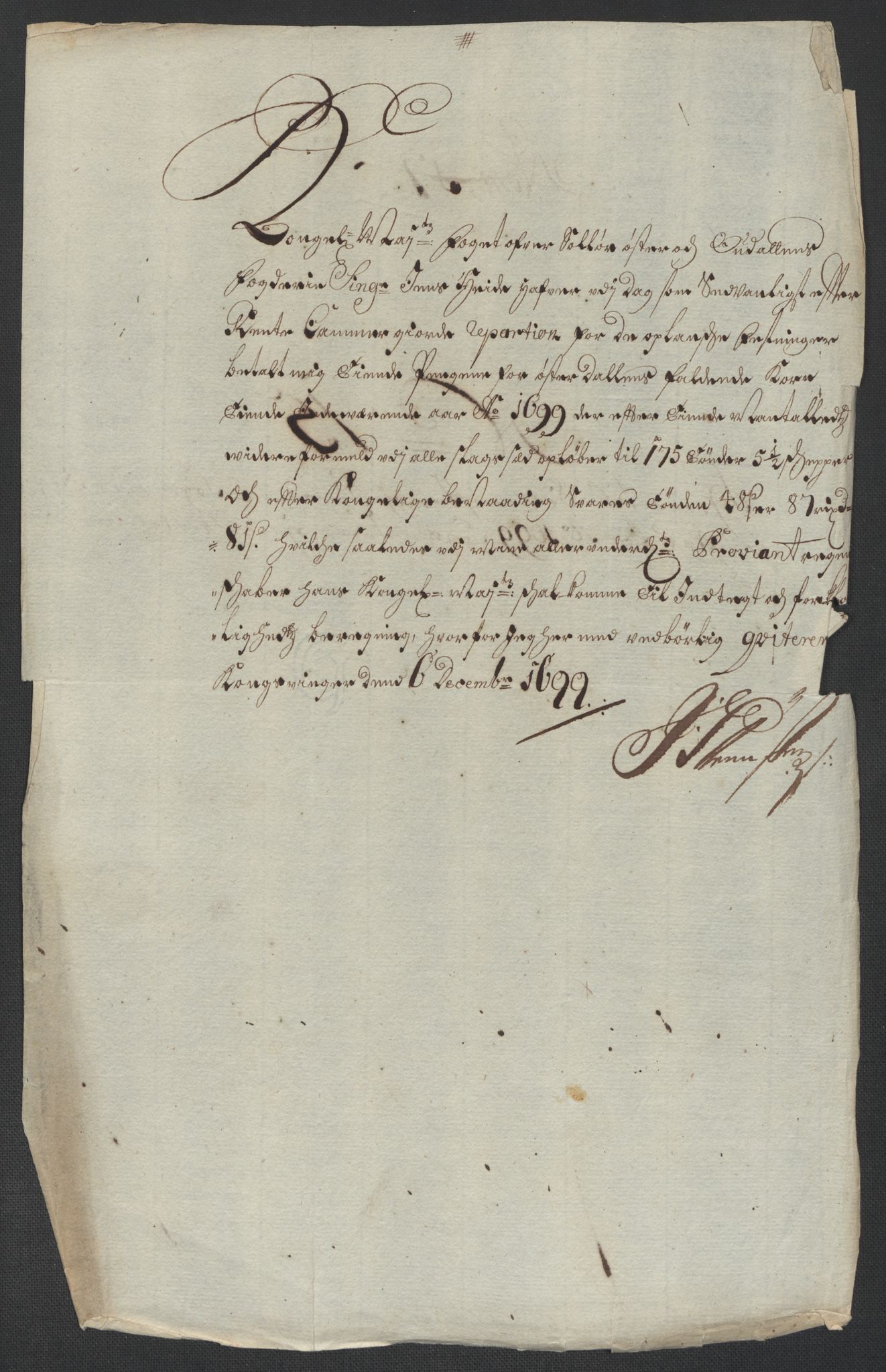 Rentekammeret inntil 1814, Reviderte regnskaper, Fogderegnskap, AV/RA-EA-4092/R13/L0837: Fogderegnskap Solør, Odal og Østerdal, 1699, p. 199