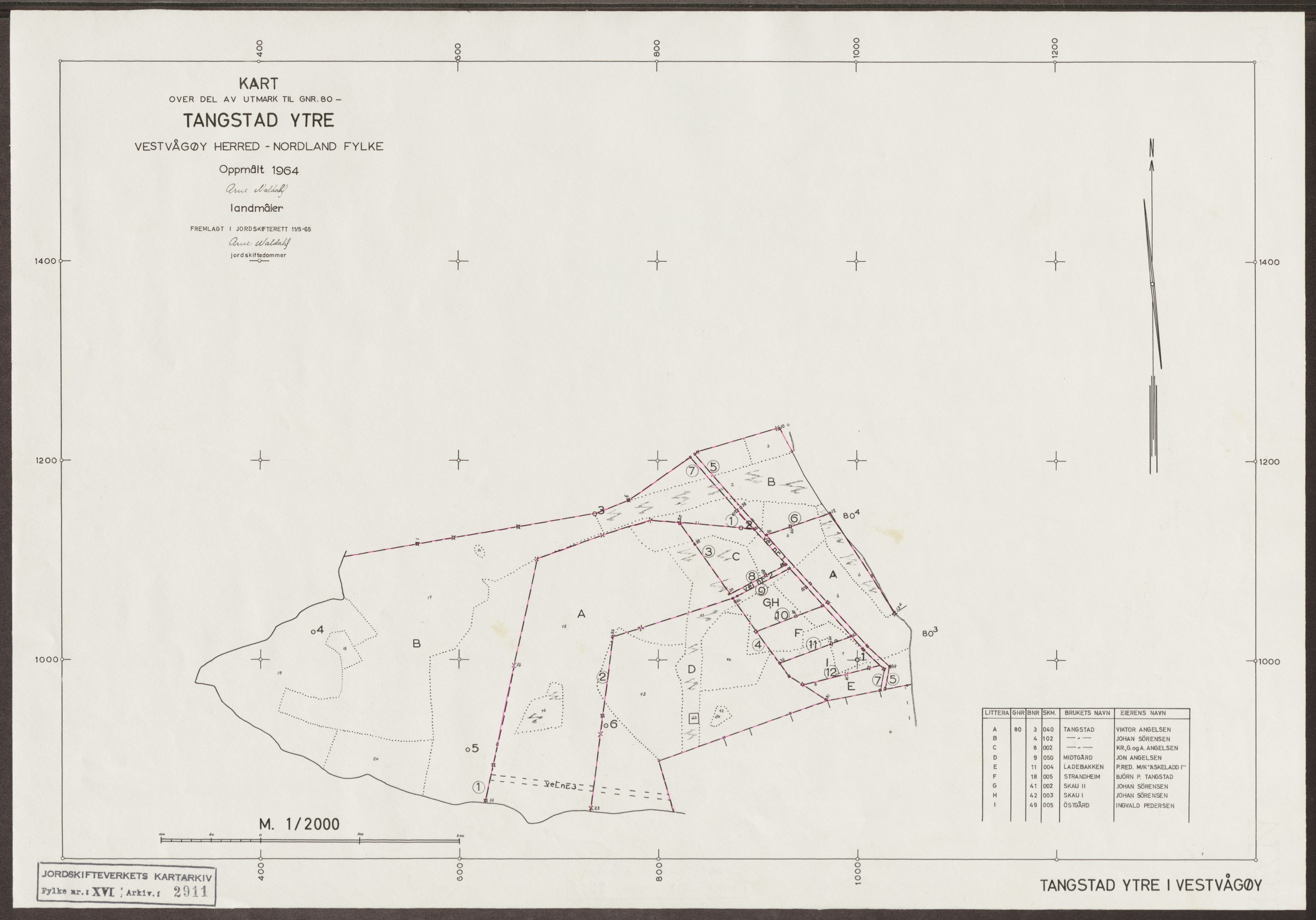 Jordskifteverkets kartarkiv, RA/S-3929/T, 1859-1988, p. 3780