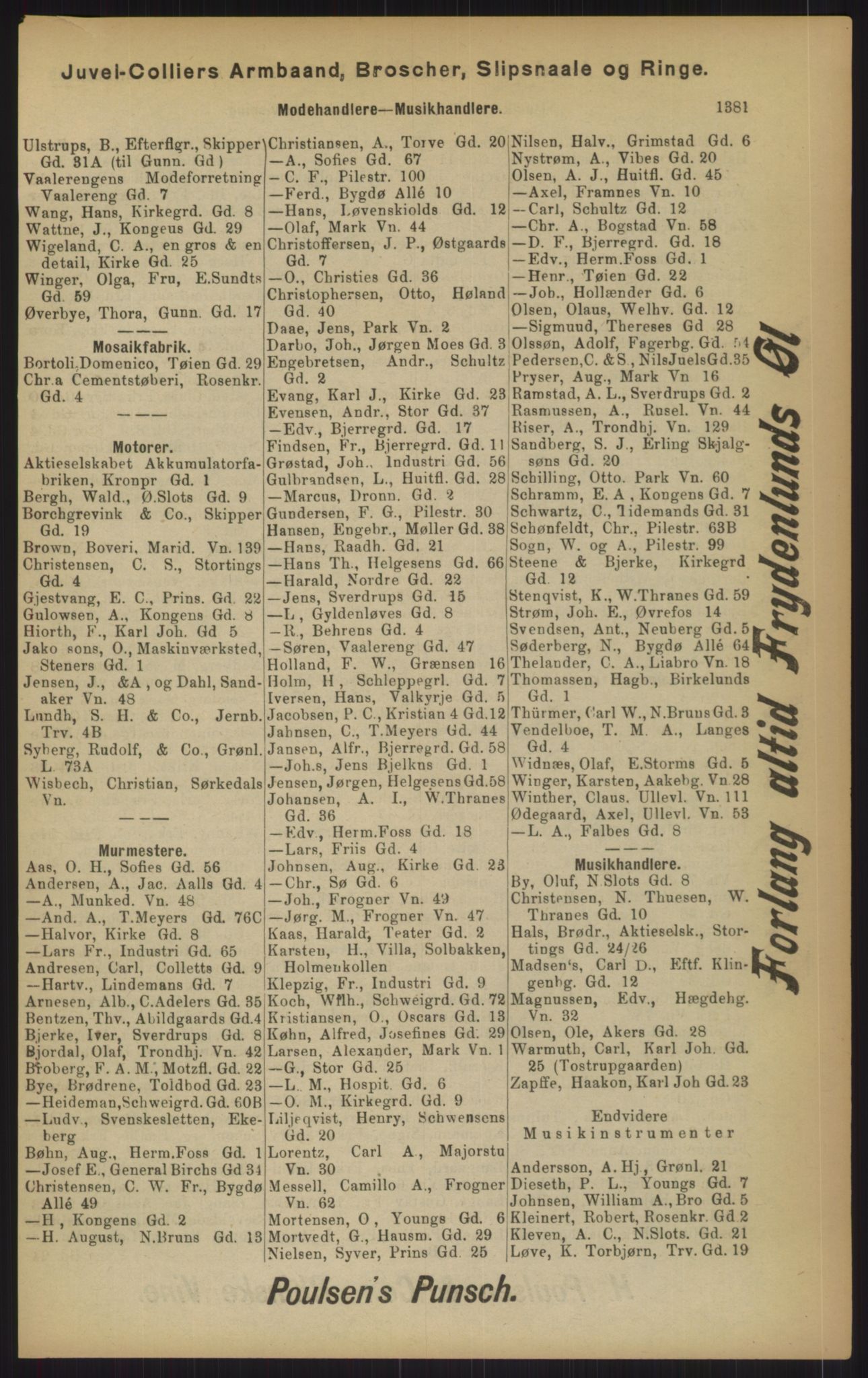 Kristiania/Oslo adressebok, PUBL/-, 1902, p. 1381