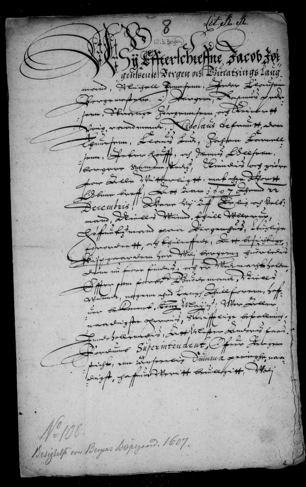 Danske Kanselli, Skapsaker, AV/RA-EA-4061/F/L0055: Skap 14, pakke 18A-18B, litra Ø, 1607-1704, p. 216