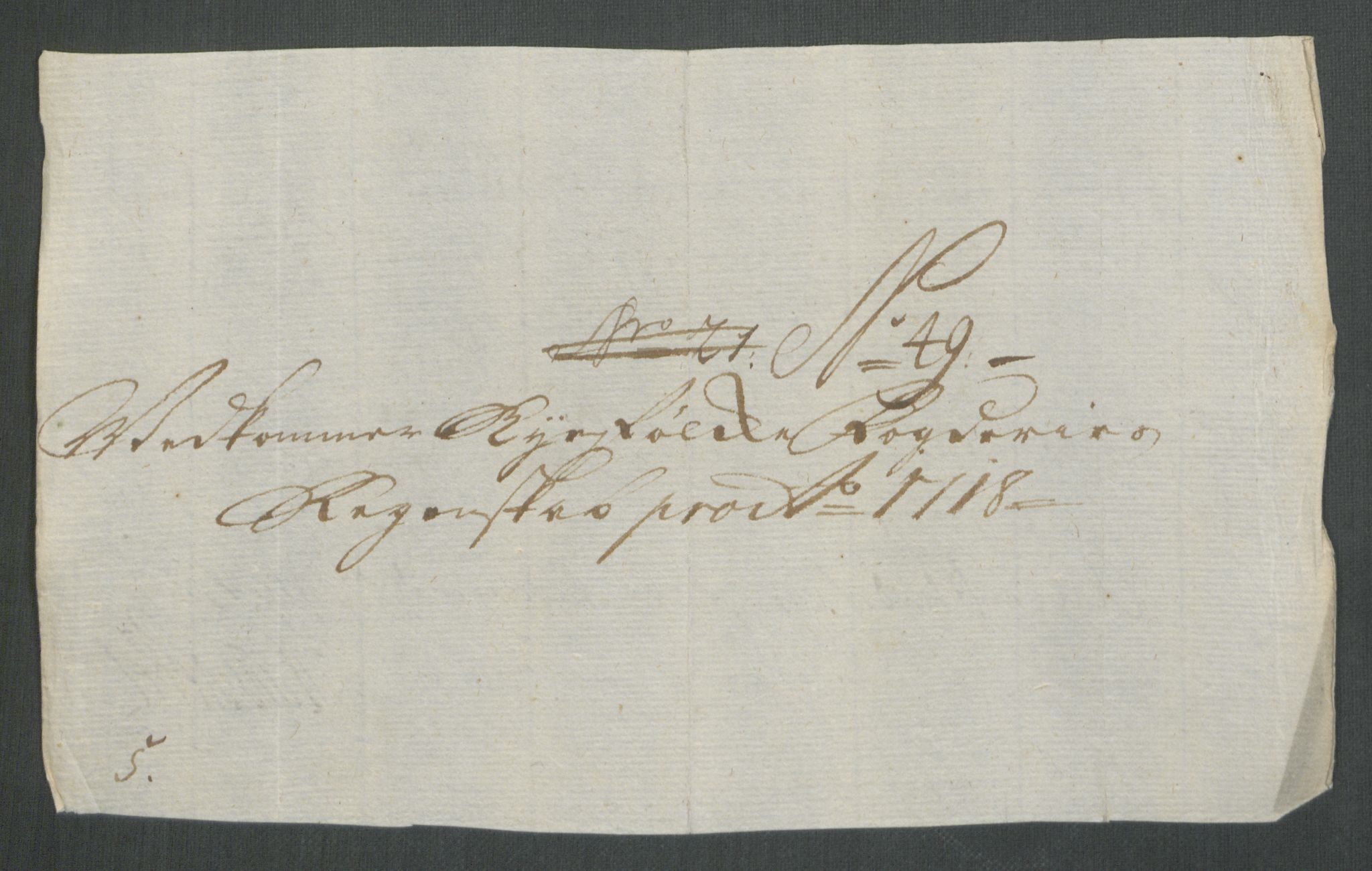 Rentekammeret inntil 1814, Reviderte regnskaper, Fogderegnskap, AV/RA-EA-4092/R47/L2871: Fogderegnskap Ryfylke, 1718, p. 287