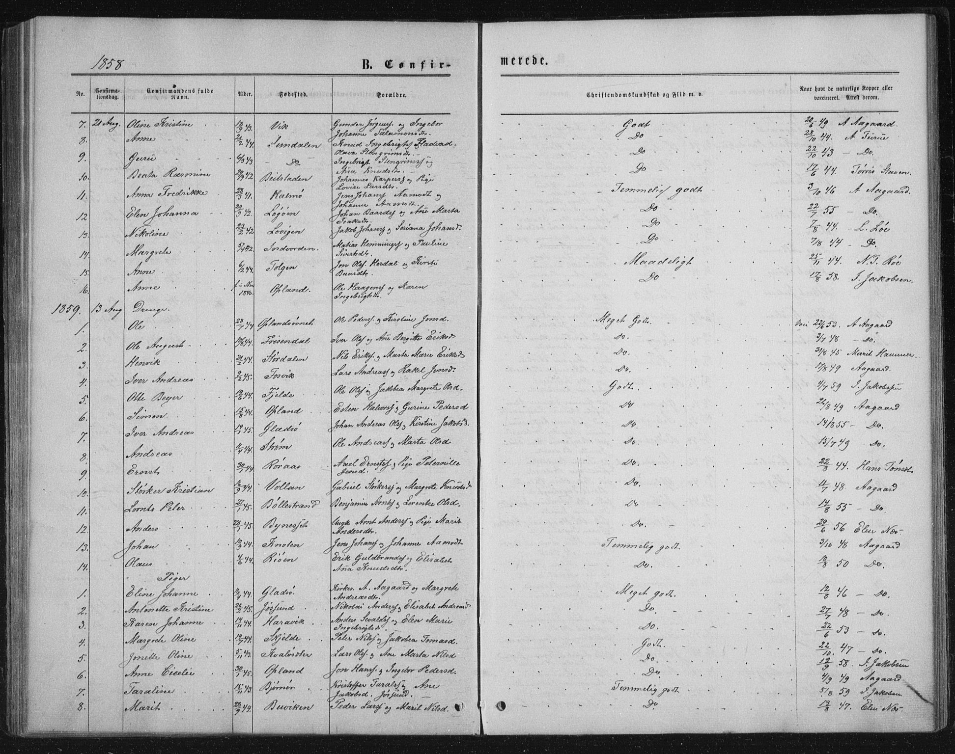 Ministerialprotokoller, klokkerbøker og fødselsregistre - Nord-Trøndelag, AV/SAT-A-1458/771/L0595: Parish register (official) no. 771A02, 1840-1869