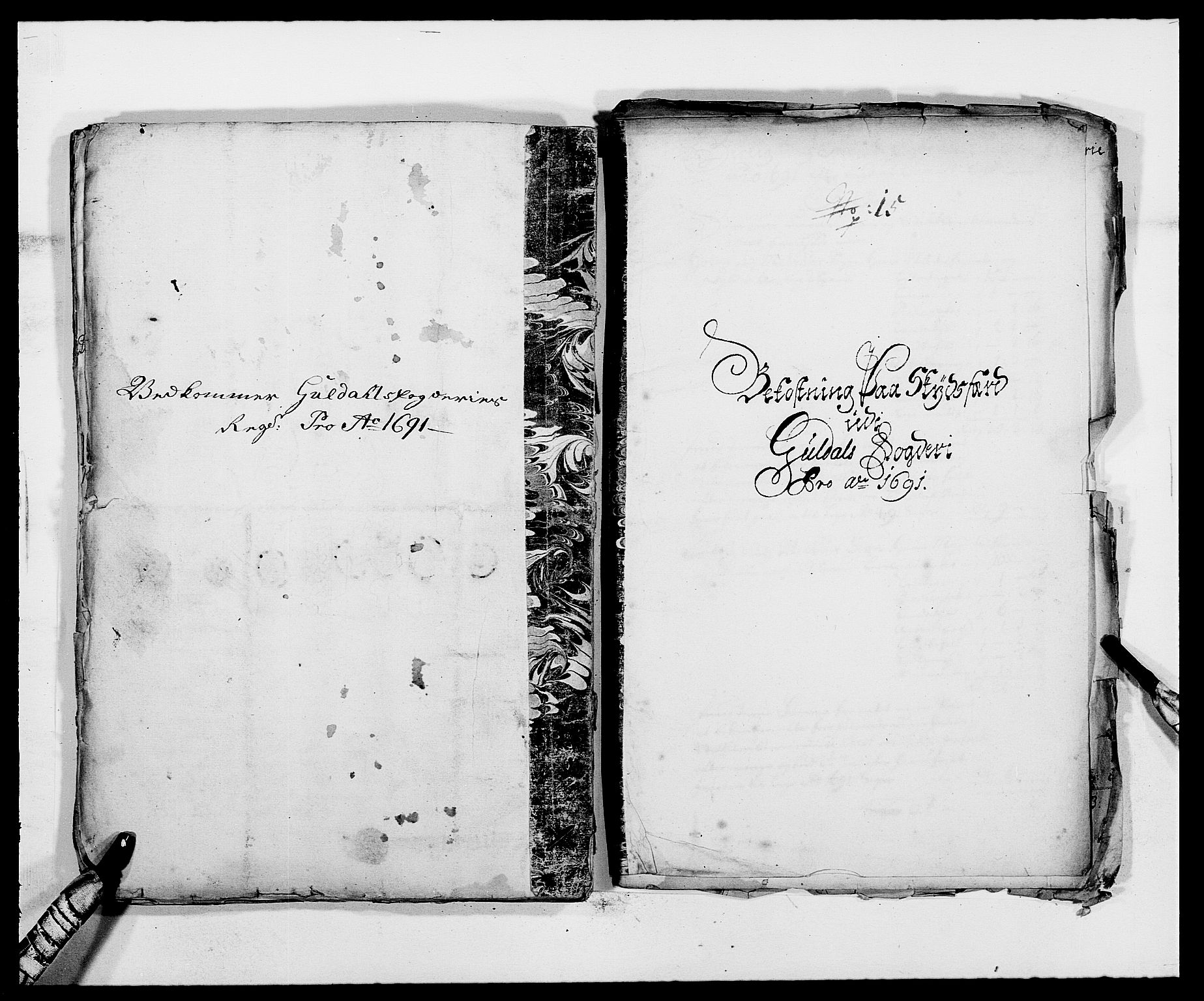Rentekammeret inntil 1814, Reviderte regnskaper, Fogderegnskap, RA/EA-4092/R59/L3941: Fogderegnskap Gauldal, 1691, p. 266