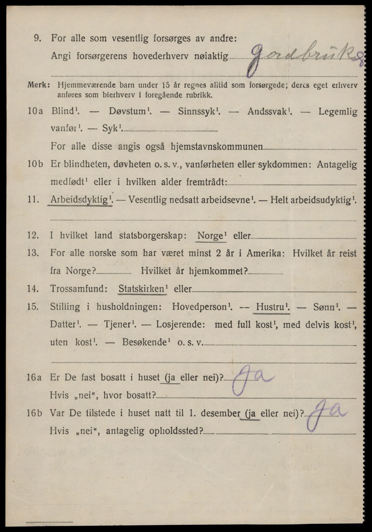 SAT, 1920 census for Norddal, 1920, p. 2806