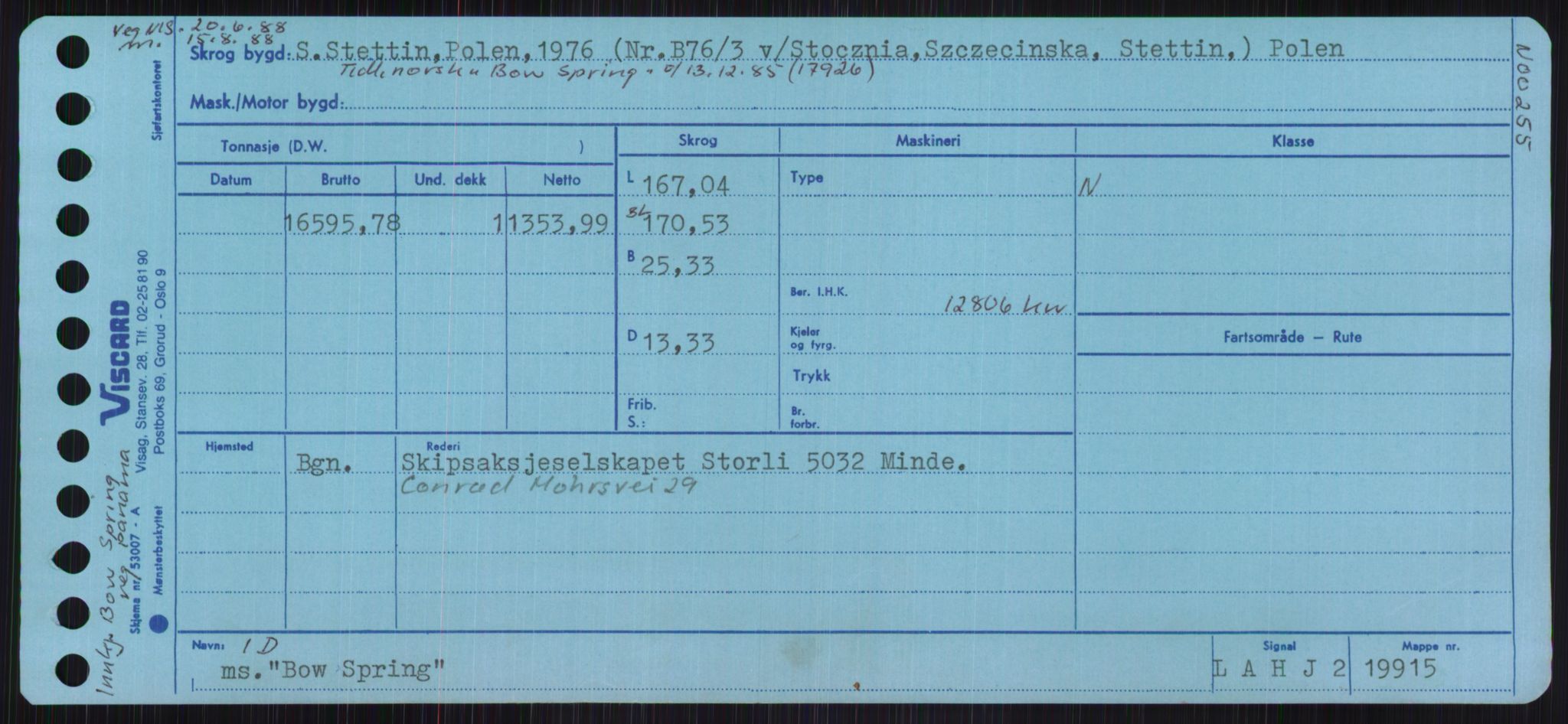 Sjøfartsdirektoratet med forløpere, Skipsmålingen, AV/RA-S-1627/H/Ha/L0001/0002: Fartøy, A-Eig / Fartøy Bjør-Eig, p. 205