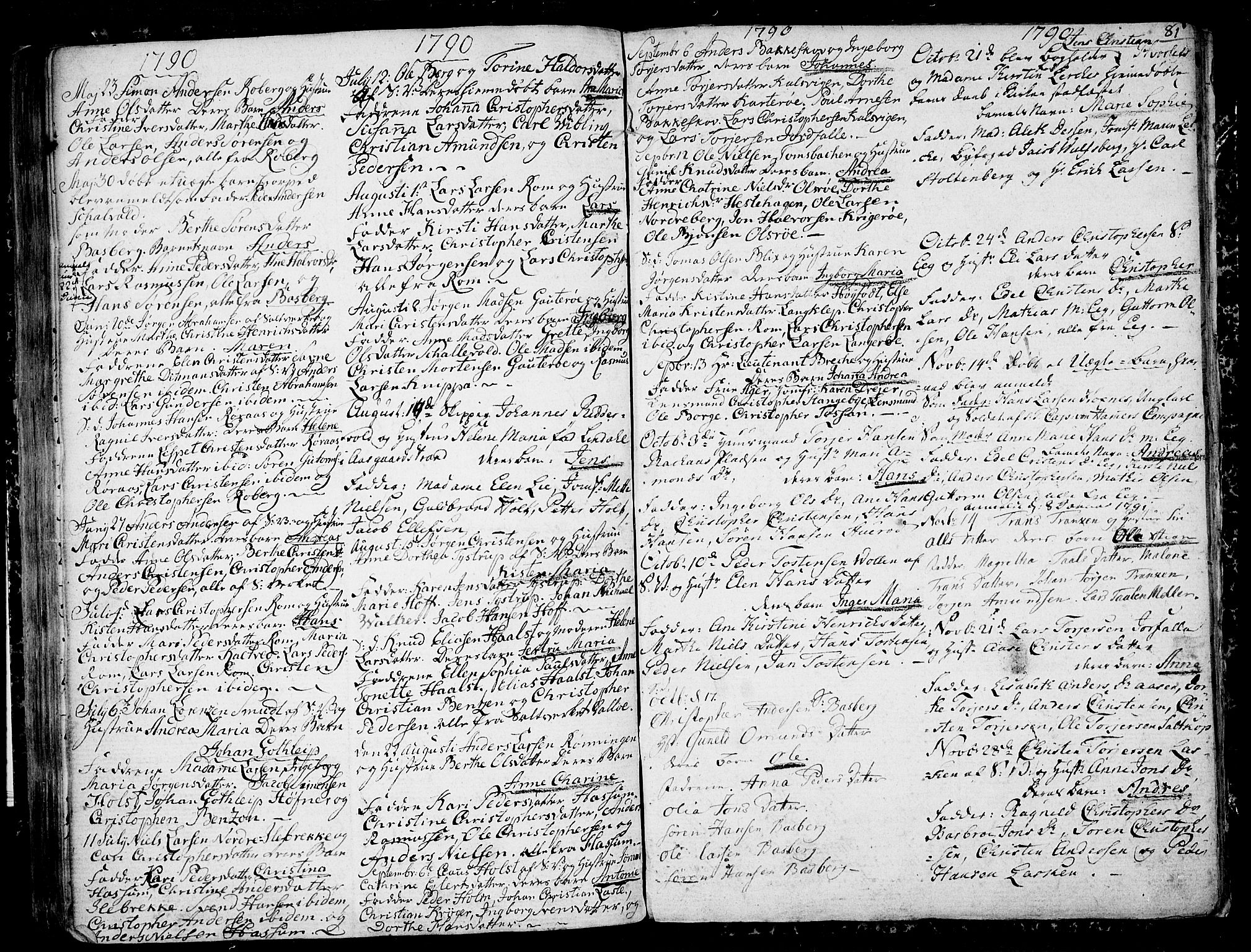 Sem kirkebøker, AV/SAKO-A-5/F/Fb/L0002: Parish register (official) no. II 2, 1764-1792, p. 81