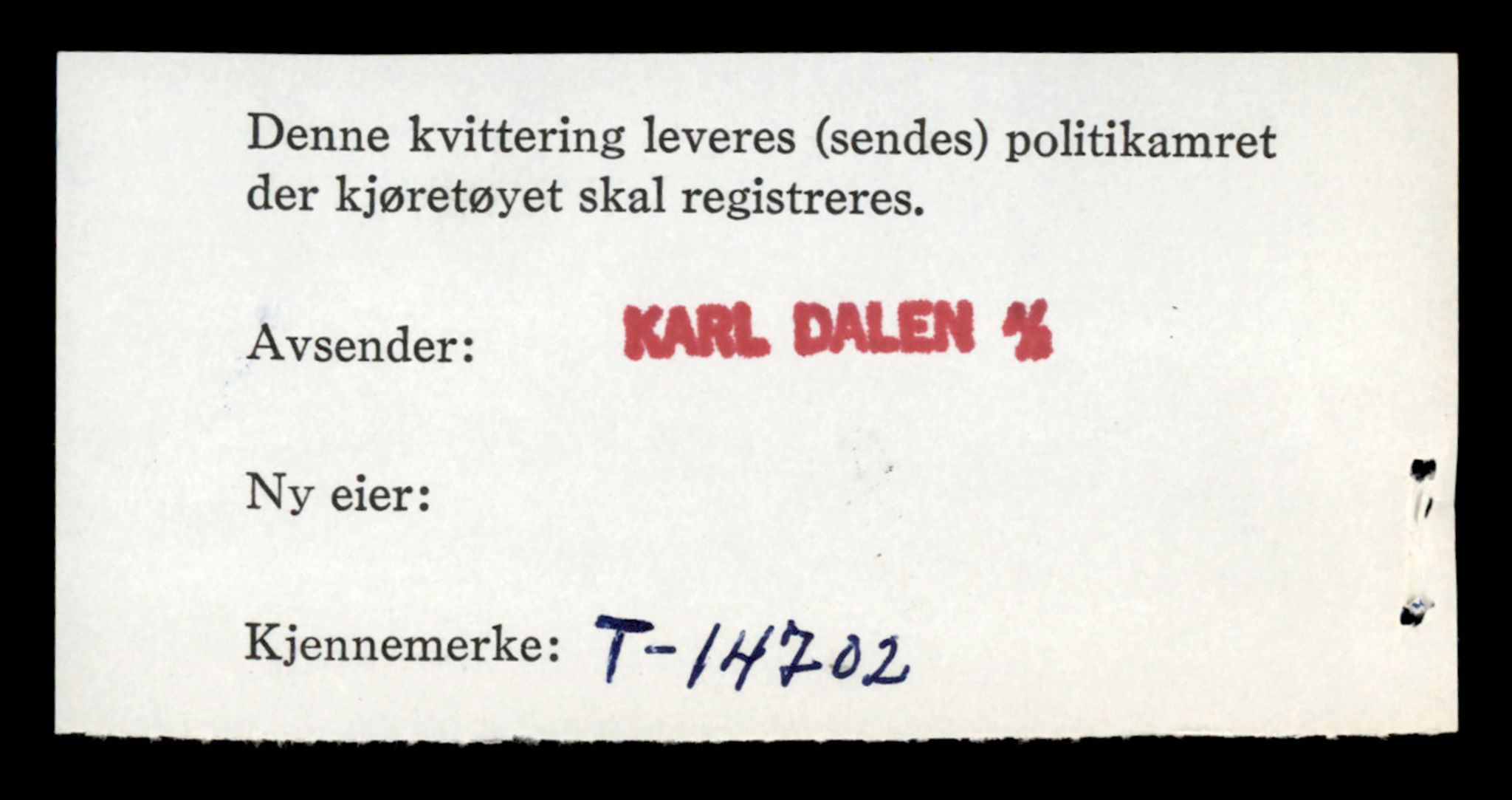 Møre og Romsdal vegkontor - Ålesund trafikkstasjon, SAT/A-4099/F/Fe/L0047: Registreringskort for kjøretøy T 14580 - T 14720, 1927-1998, p. 2868