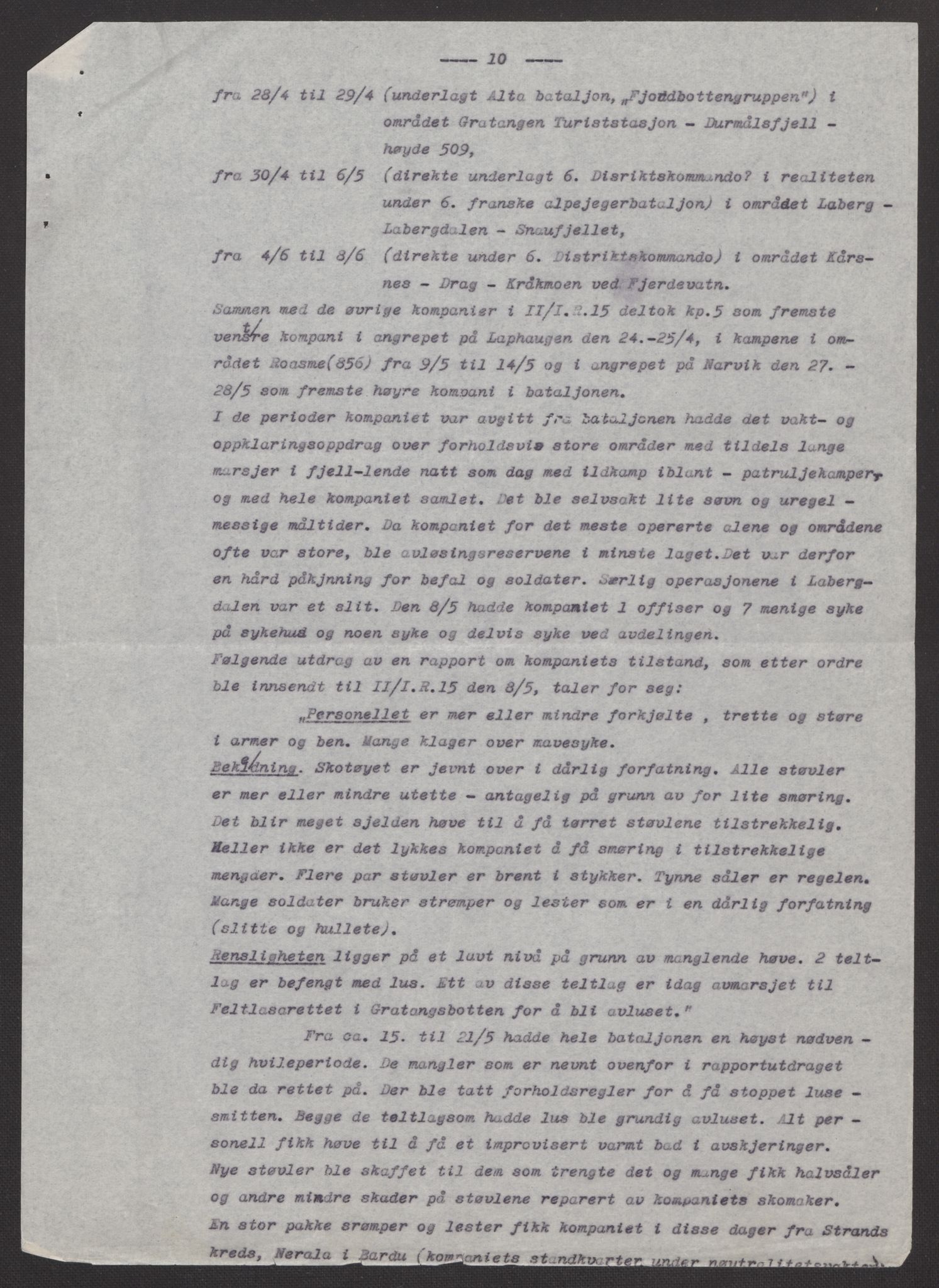 Forsvaret, Forsvarets krigshistoriske avdeling, AV/RA-RAFA-2017/Y/Yb/L0147: II-C-11-622  -  6. Divisjon, 1940, p. 197