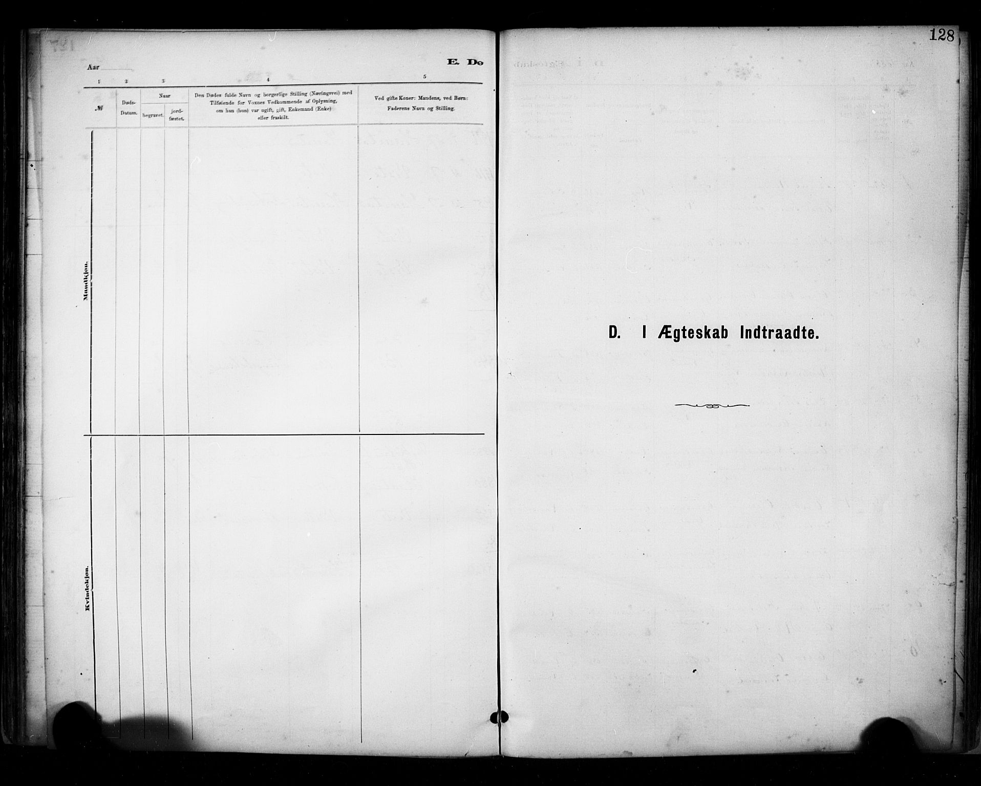 Hetland sokneprestkontor, SAST/A-101826/30/30BA/L0009: Parish register (official) no. A 9, 1882-1918, p. 128