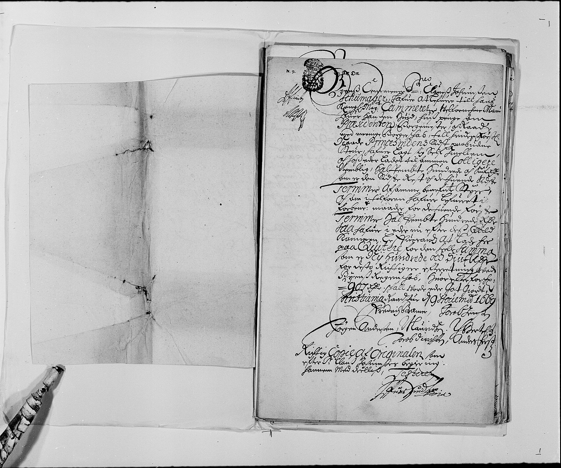 Rentekammeret inntil 1814, Reviderte regnskaper, Byregnskaper, RA/EA-4066/R/Re/L0058: [E3] Kontribusjonsregnskap (med Bragernes og Strømsø), 1675-1679, p. 5