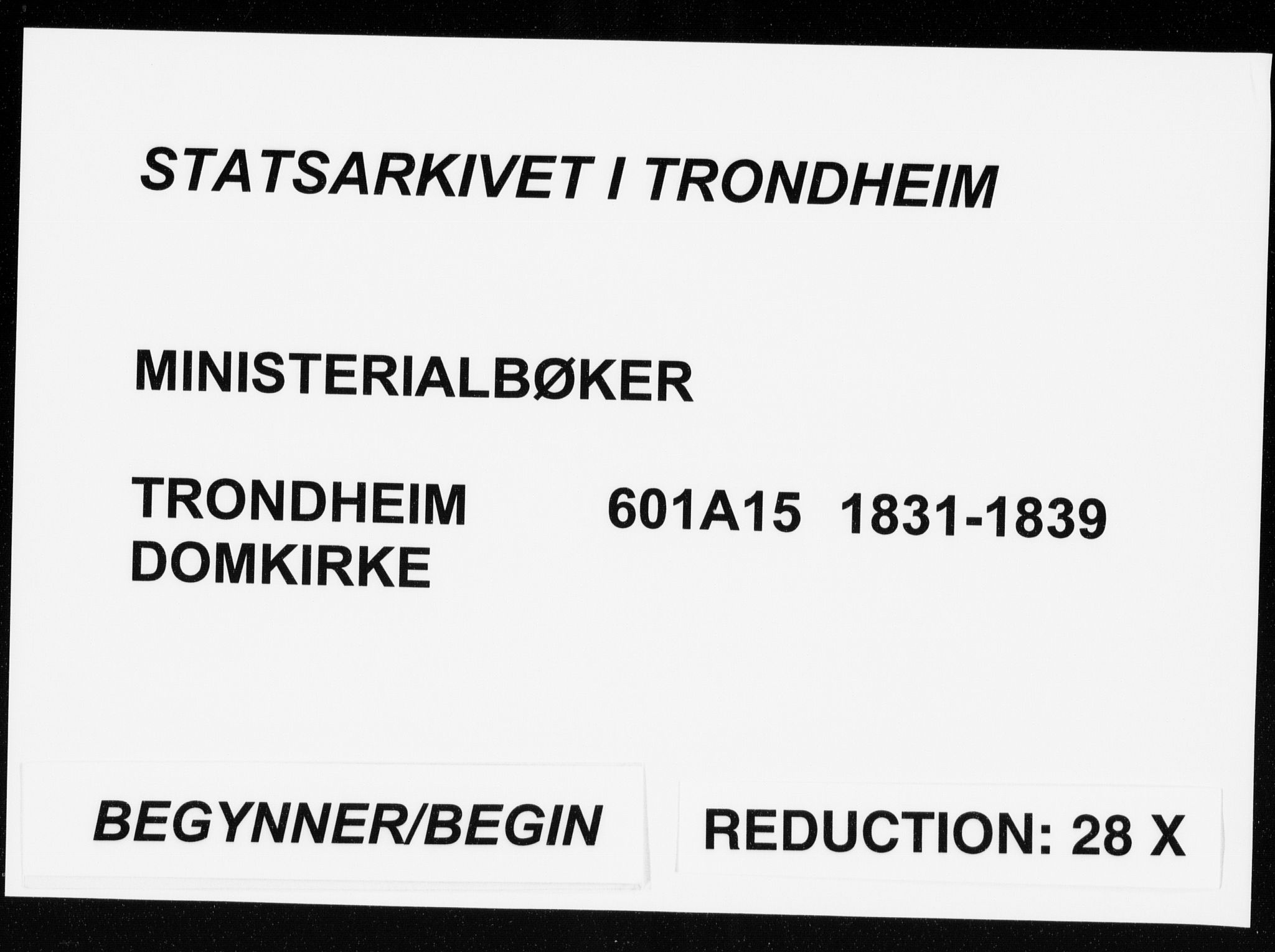 Ministerialprotokoller, klokkerbøker og fødselsregistre - Sør-Trøndelag, SAT/A-1456/601/L0047: Parish register (official) no. 601A15, 1831-1839