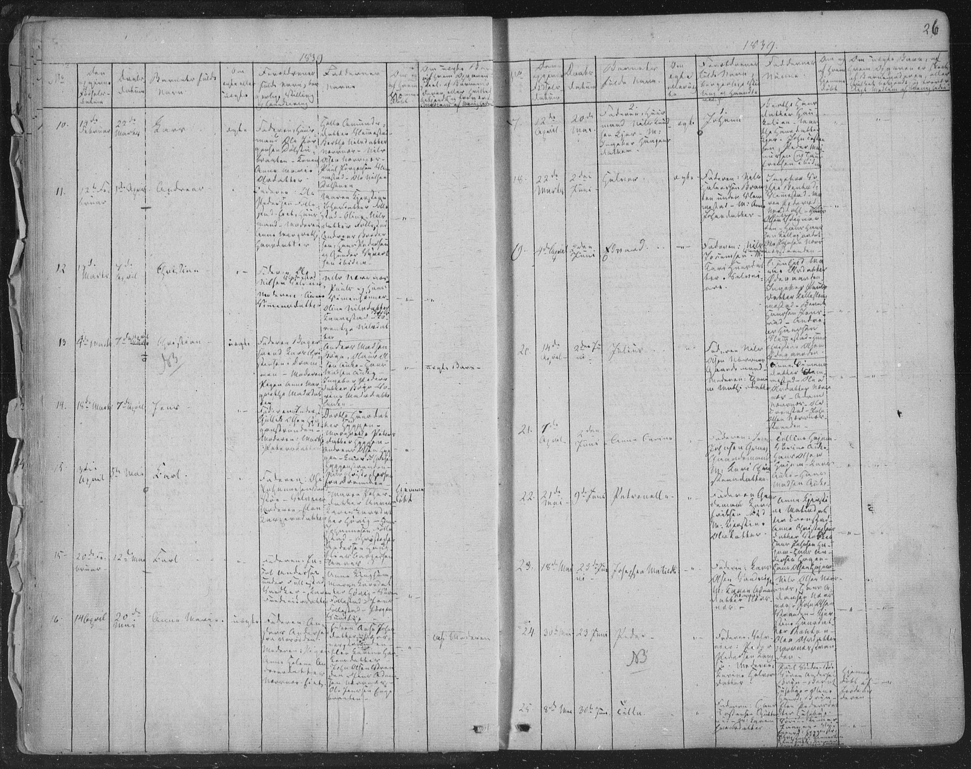 Røyken kirkebøker, SAKO/A-241/F/Fa/L0005: Parish register (official) no. 5, 1833-1856, p. 26