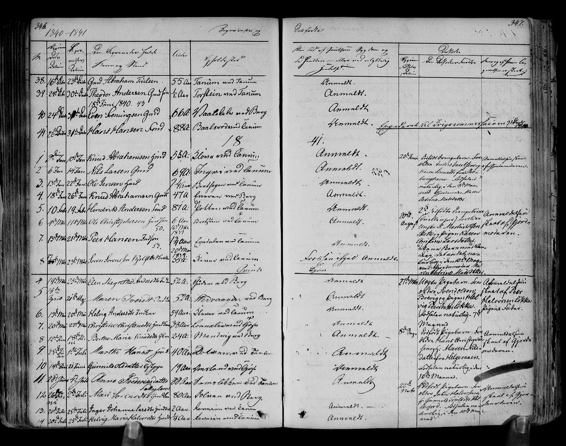 Brunlanes kirkebøker, SAKO/A-342/F/Fa/L0003: Parish register (official) no. I 3, 1834-1845, p. 346-347