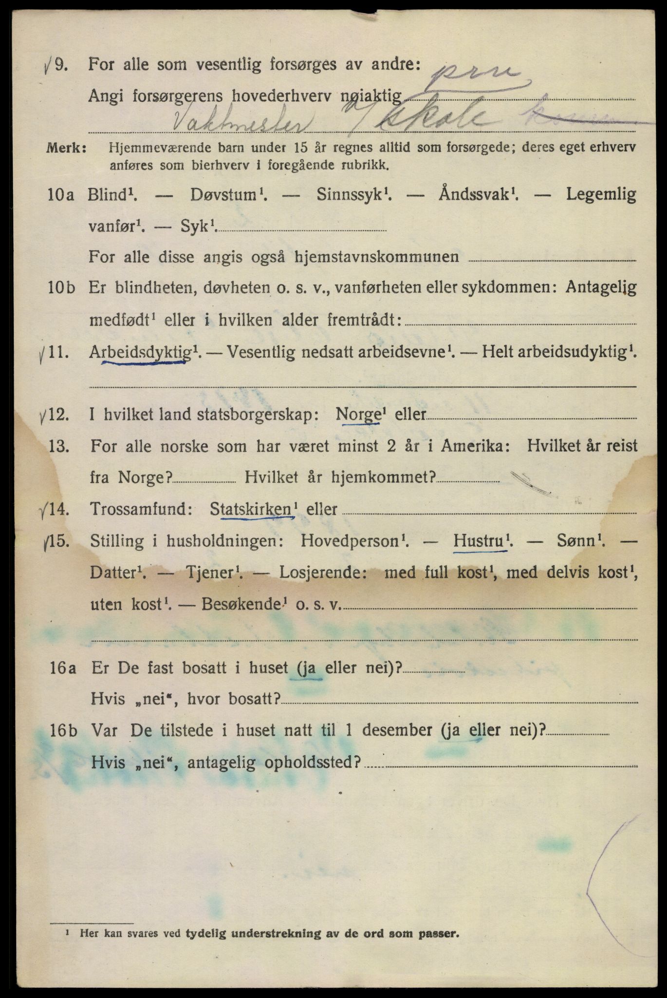 SAO, 1920 census for Kristiania, 1920, p. 367950