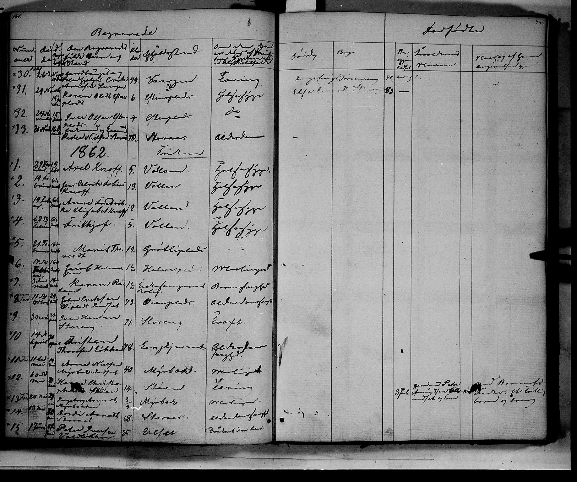 Kvikne prestekontor, SAH/PREST-064/H/Ha/Haa/L0005: Parish register (official) no. 5, 1841-1862, p. 161