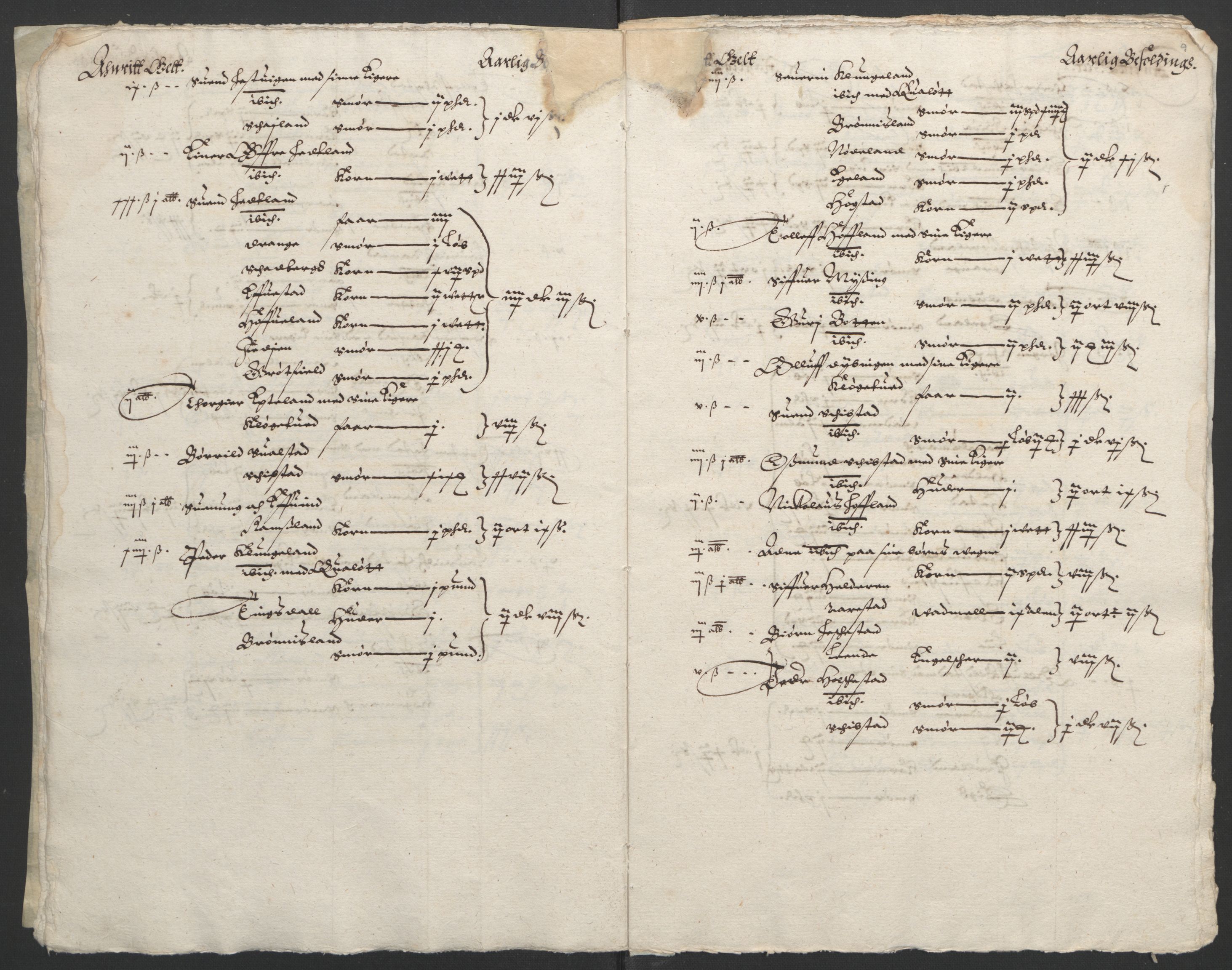 Stattholderembetet 1572-1771, AV/RA-EA-2870/Ek/L0010/0002: Jordebøker til utlikning av rosstjeneste 1624-1626: / Odelsjordebøker for Stavanger len, 1624-1626, p. 103