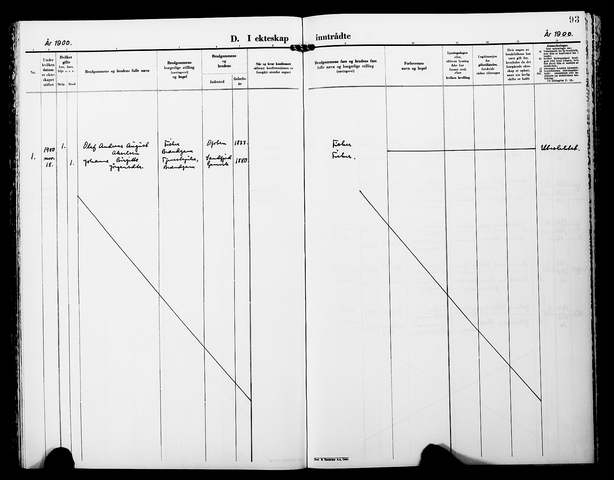 Lebesby sokneprestkontor, SATØ/S-1353/H/Ha/L0005kirke: Parish register (official) no. 5, 1870-1902, p. 93