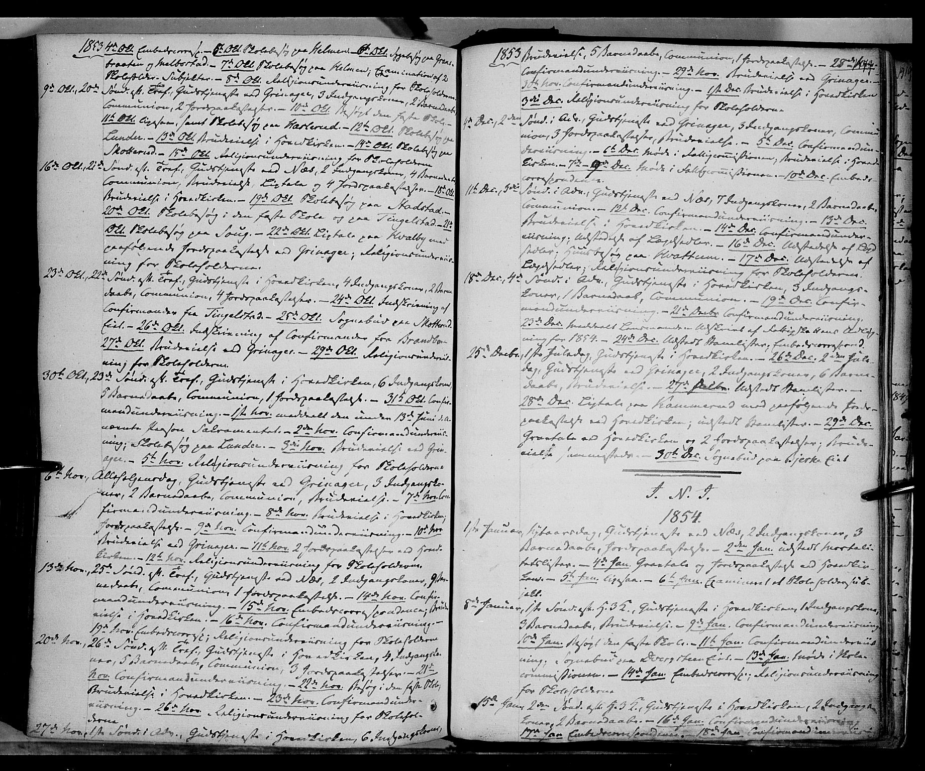 Gran prestekontor, SAH/PREST-112/H/Ha/Haa/L0011: Parish register (official) no. 11, 1842-1856, p. 1378-1379