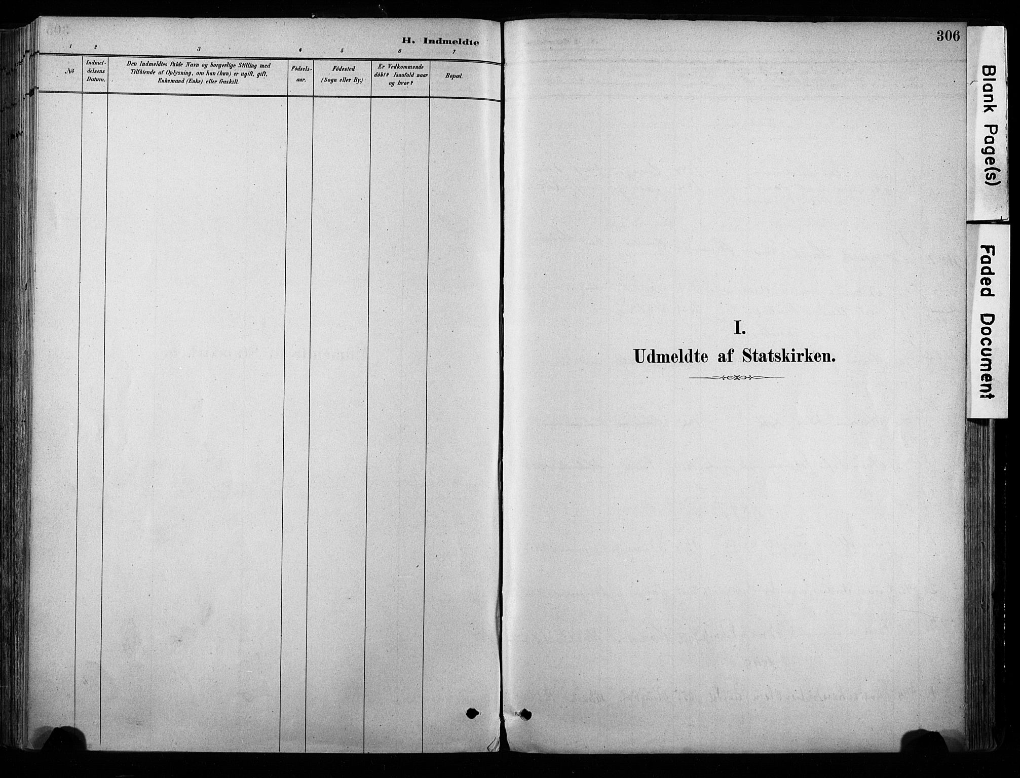 Hedrum kirkebøker, SAKO/A-344/F/Fa/L0009: Parish register (official) no. I 9, 1881-1903, p. 306