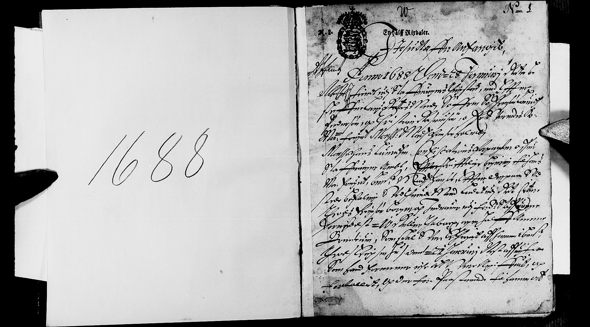 Jæren og Dalane sorenskriveri, AV/SAST-A-100306/3/30/30BA/L0044: TINGBOK, 1688, p. 0b-1a